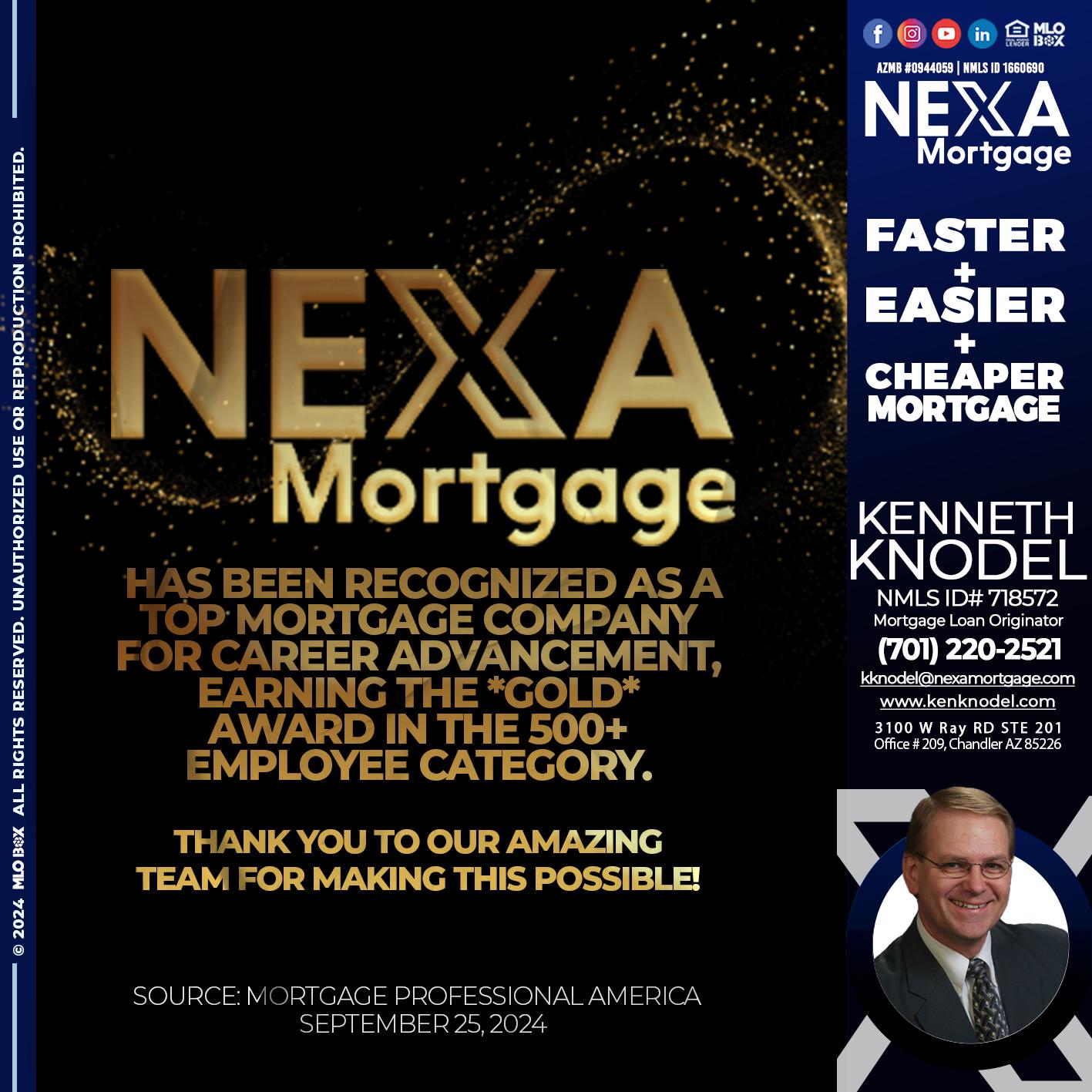 nexa 500 - Kenneth Knodel -Mortgage Loan Originator