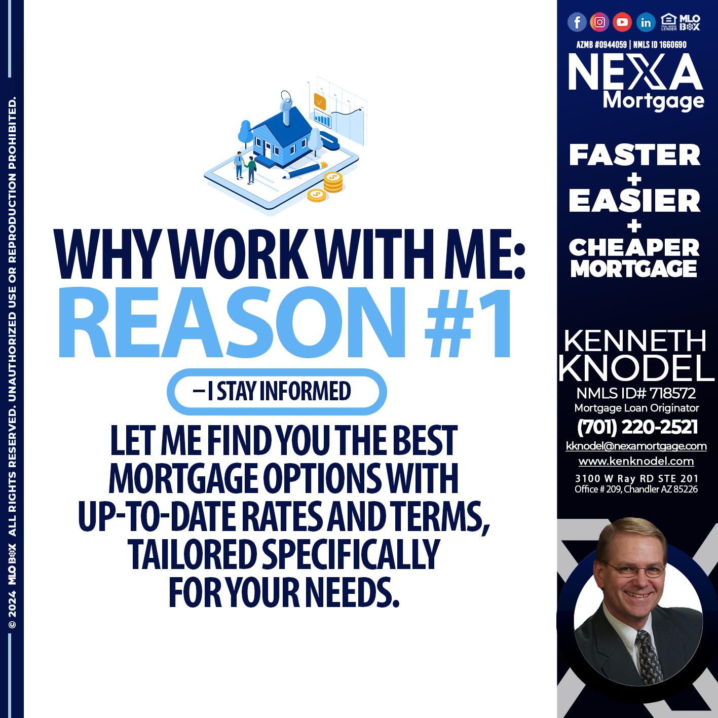 REASON 1 - Kenneth Knodel -Mortgage Loan Originator