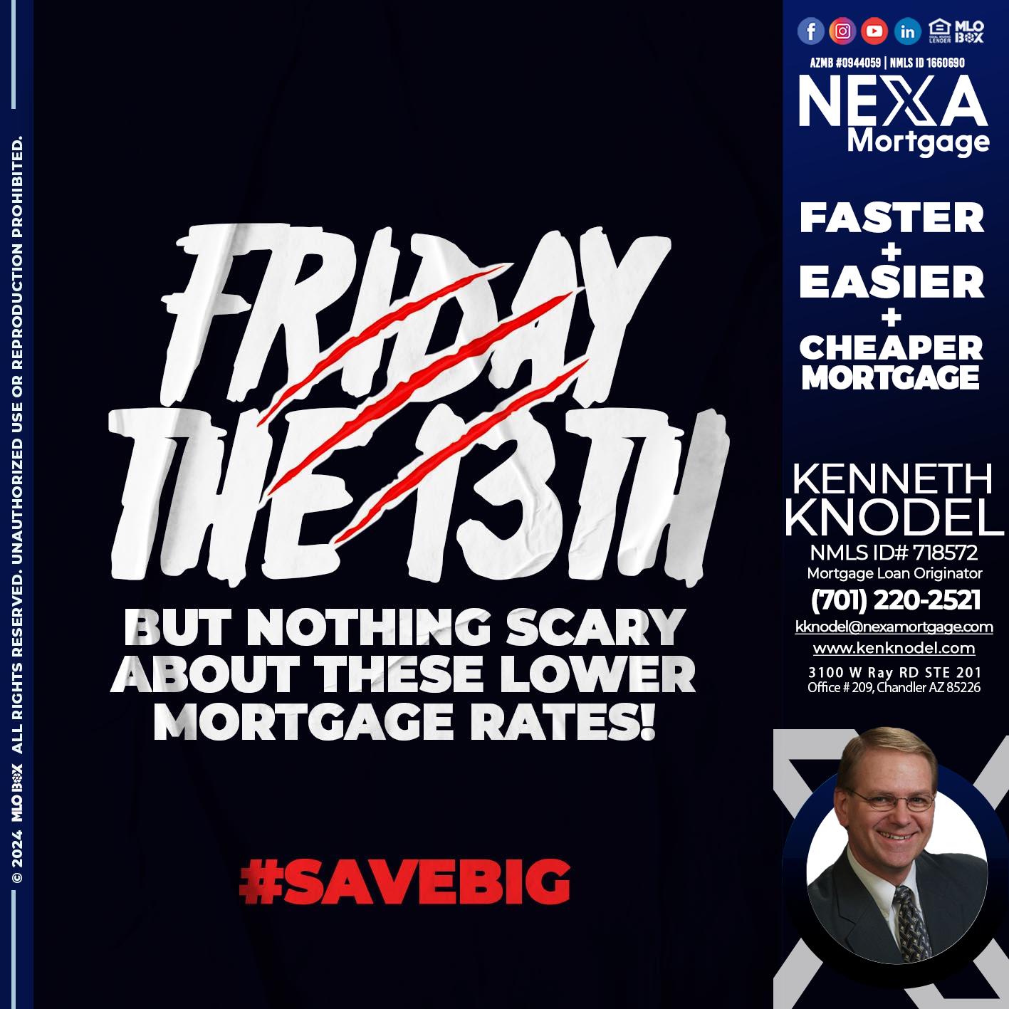 FRIDAY 13 TH - Kenneth Knodel -Mortgage Loan Originator