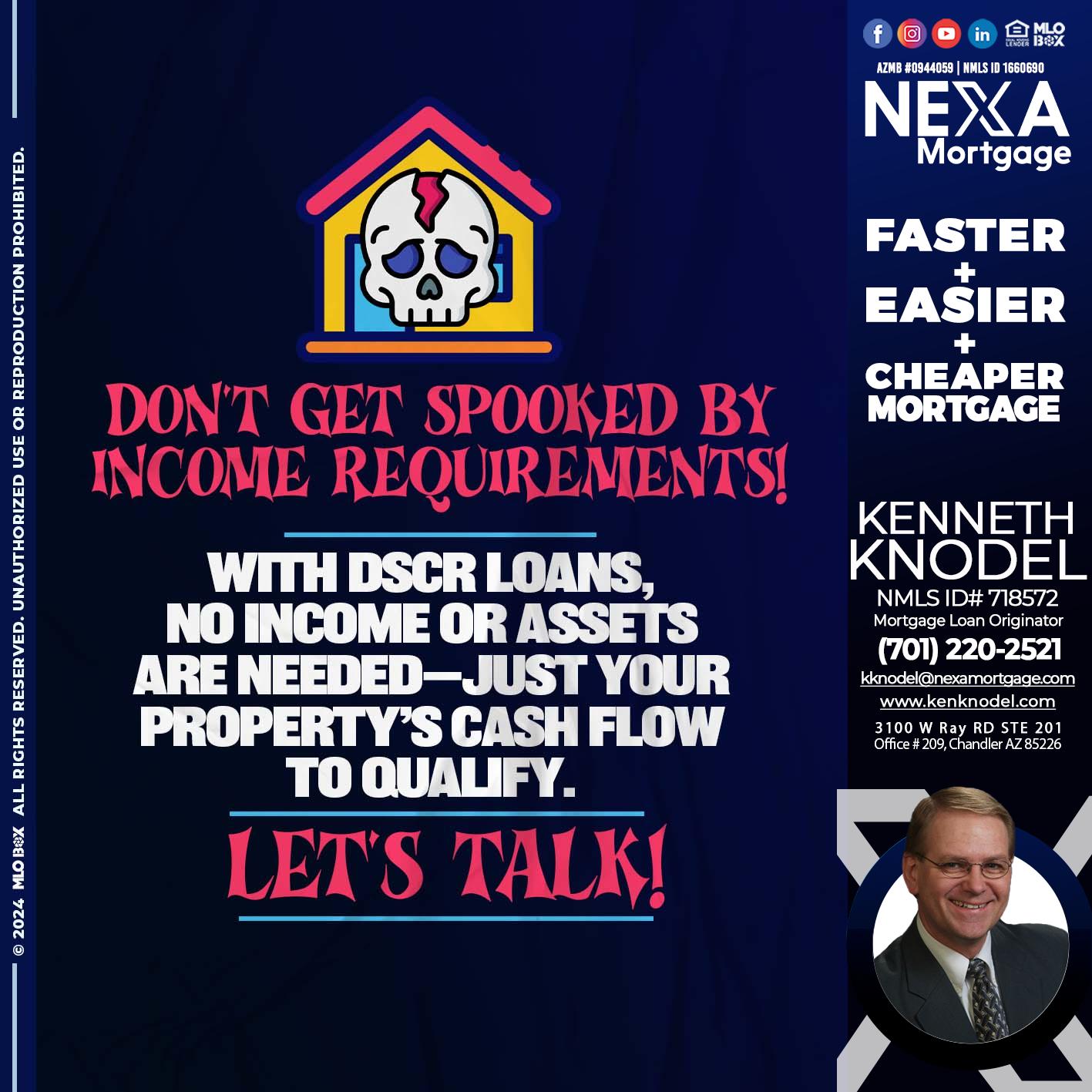 DONT GET SPOOKED - Kenneth Knodel -Mortgage Loan Originator