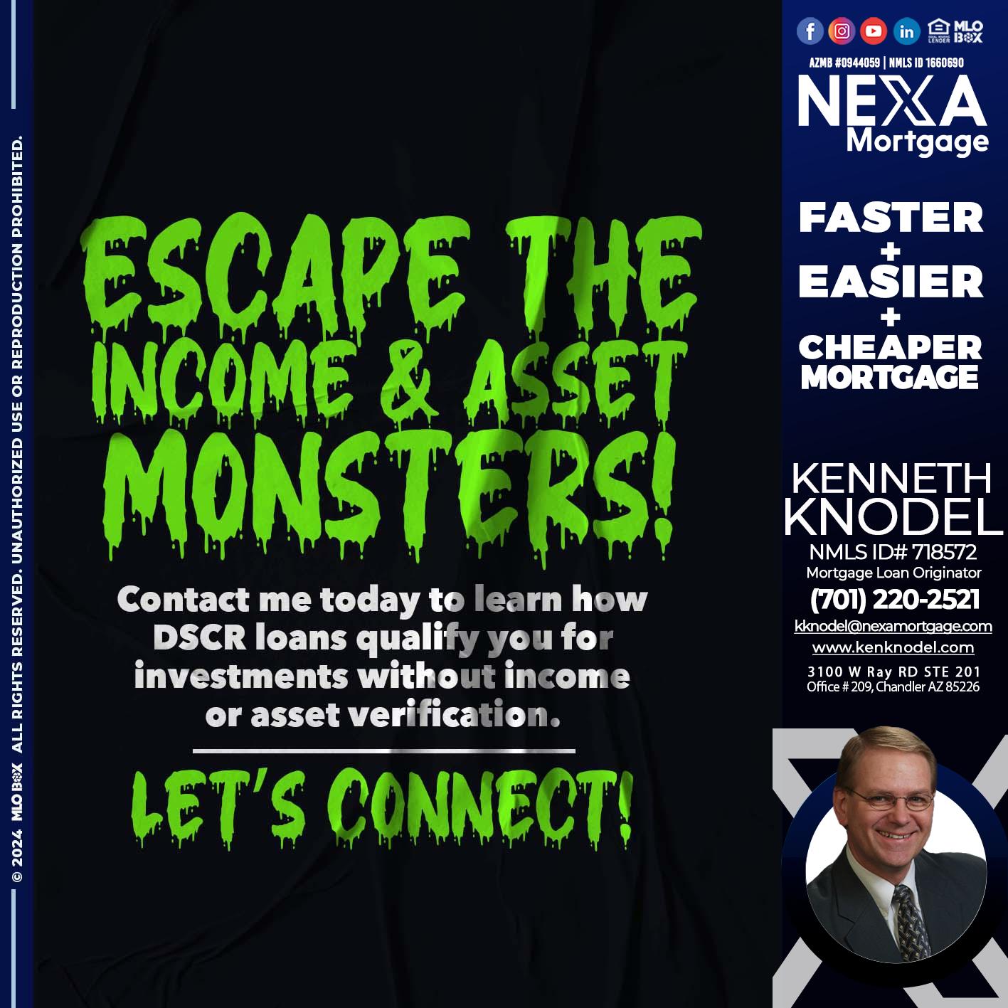 ESCAPE THE INCOME - Kenneth Knodel -Mortgage Loan Originator