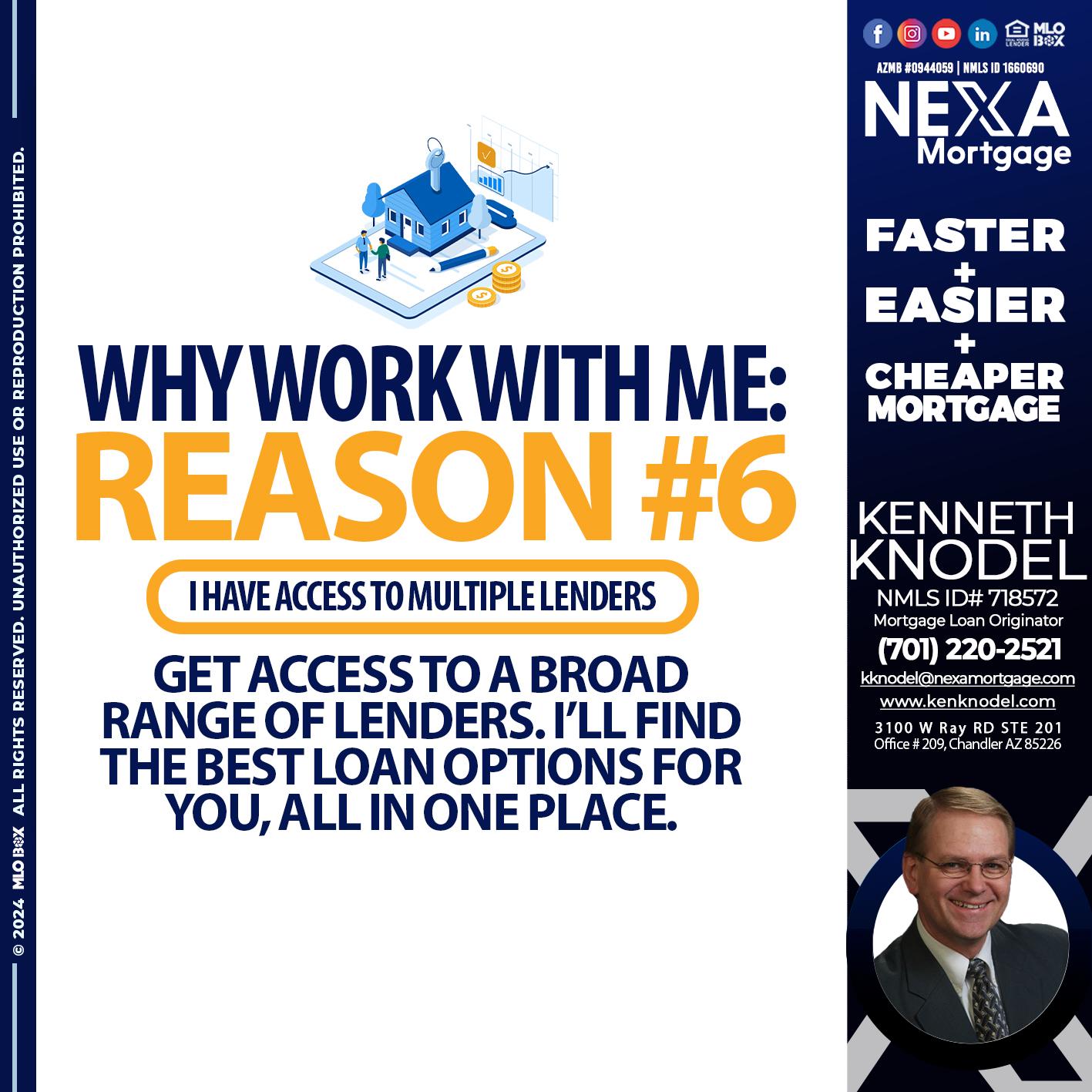 reason 6 - Kenneth Knodel -Mortgage Loan Originator