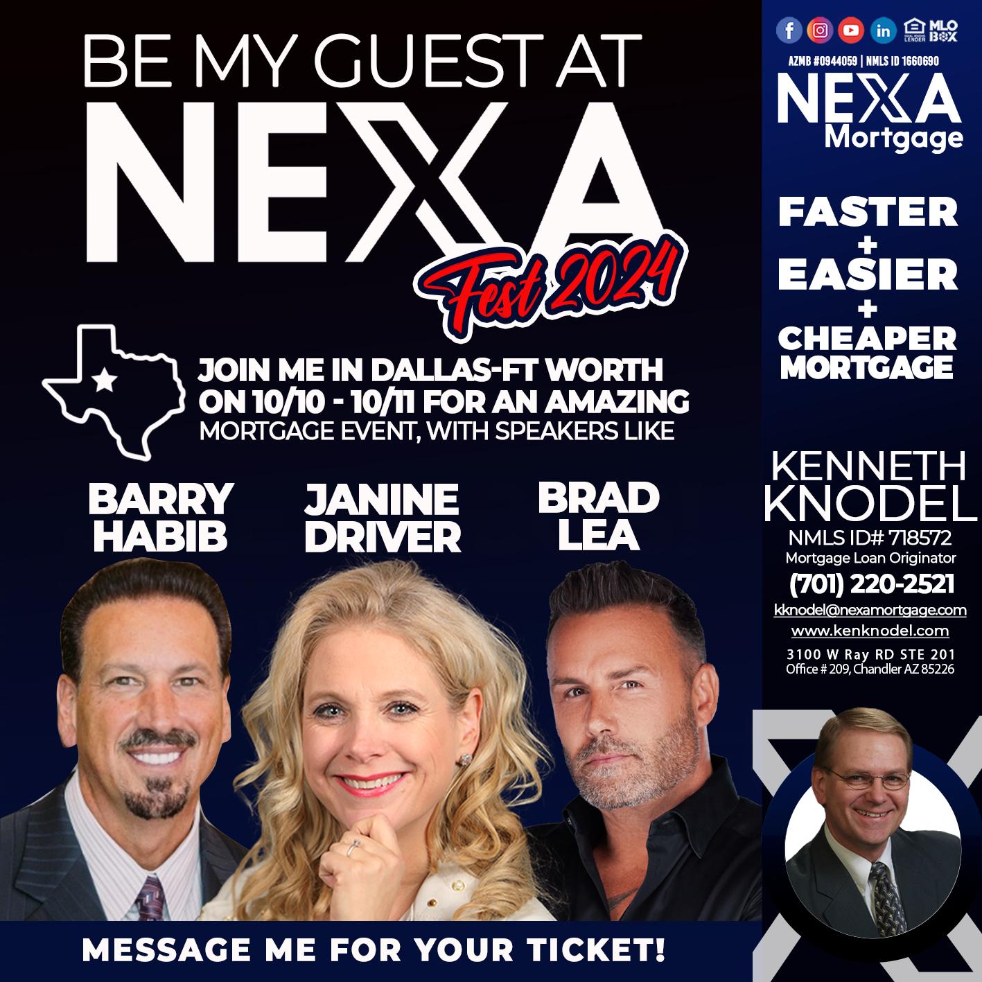 be my guest - Kenneth Knodel -Mortgage Loan Originator