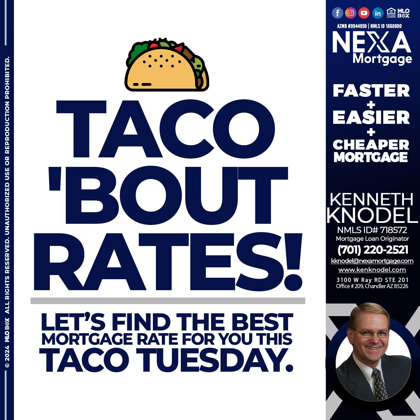 TACO TUESDAY - Kenneth Knodel -Mortgage Loan Originator