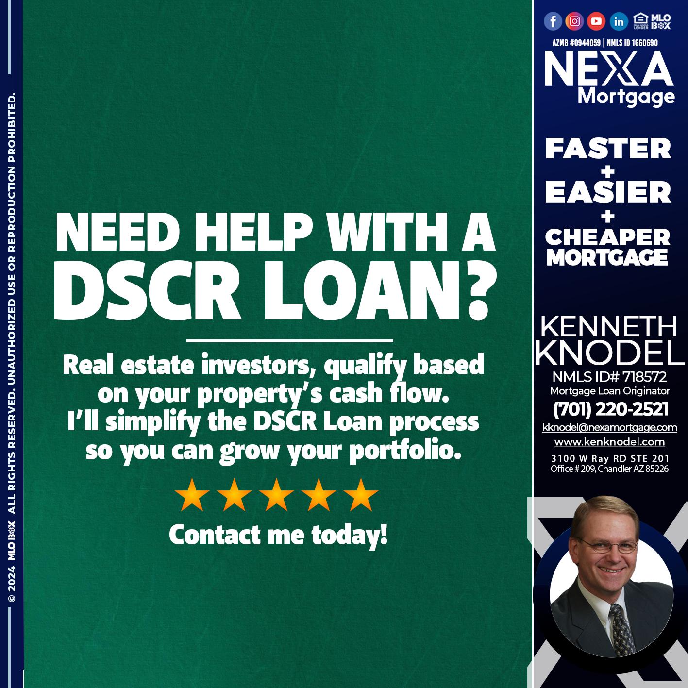 NEED HELP WITH - Kenneth Knodel -Mortgage Loan Originator