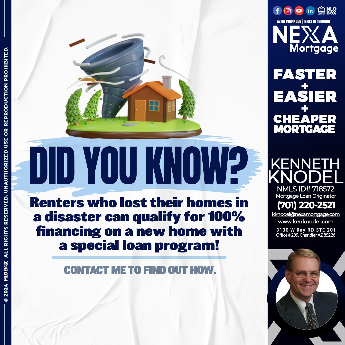 did you know? - Kenneth Knodel -Mortgage Loan Originator