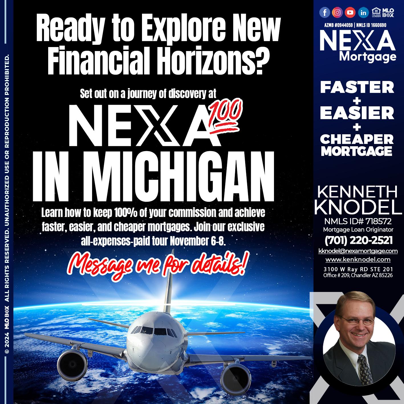 MICHIGAN TRIP NEXA 100 - Kenneth Knodel -Mortgage Loan Originator