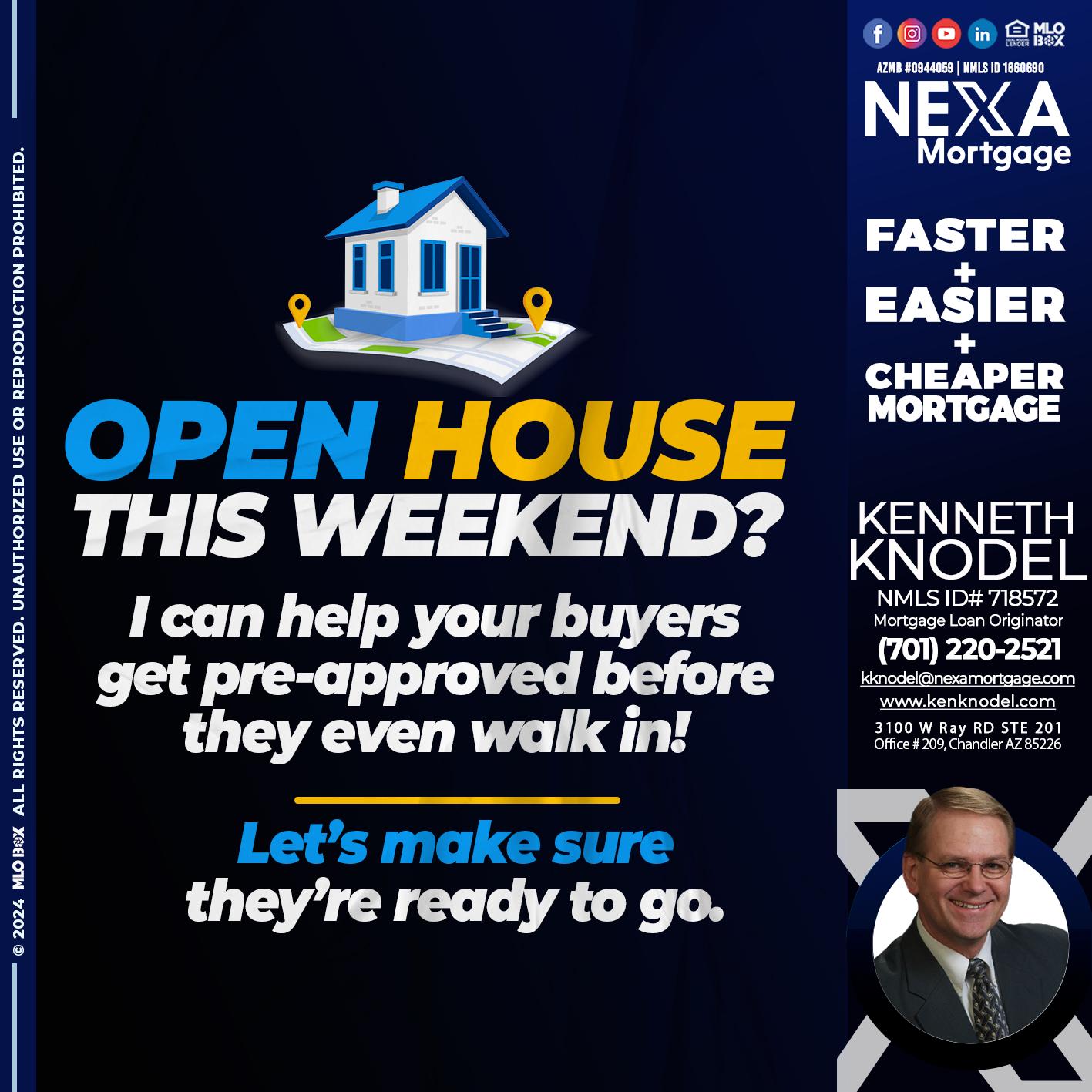 open house - Kenneth Knodel -Mortgage Loan Originator