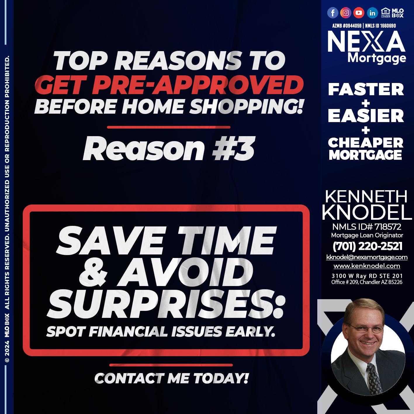 REASON 3 - Kenneth Knodel -Mortgage Loan Originator