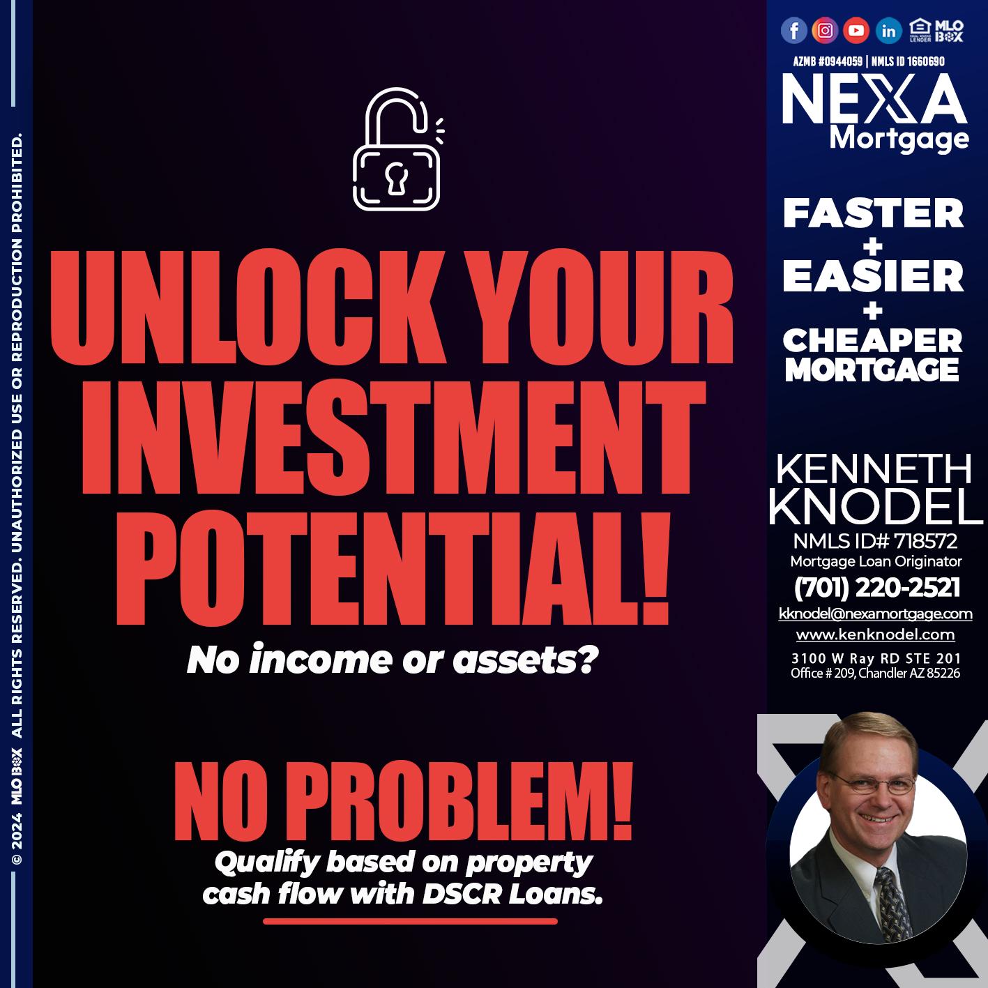 unlock your - Kenneth Knodel -Mortgage Loan Originator
