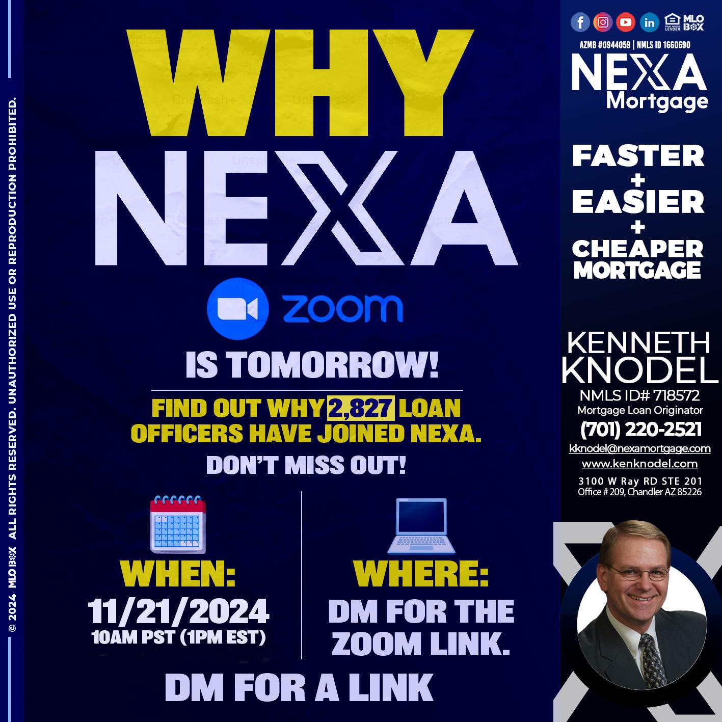 WHY NEXA - Kenneth Knodel -Mortgage Loan Originator