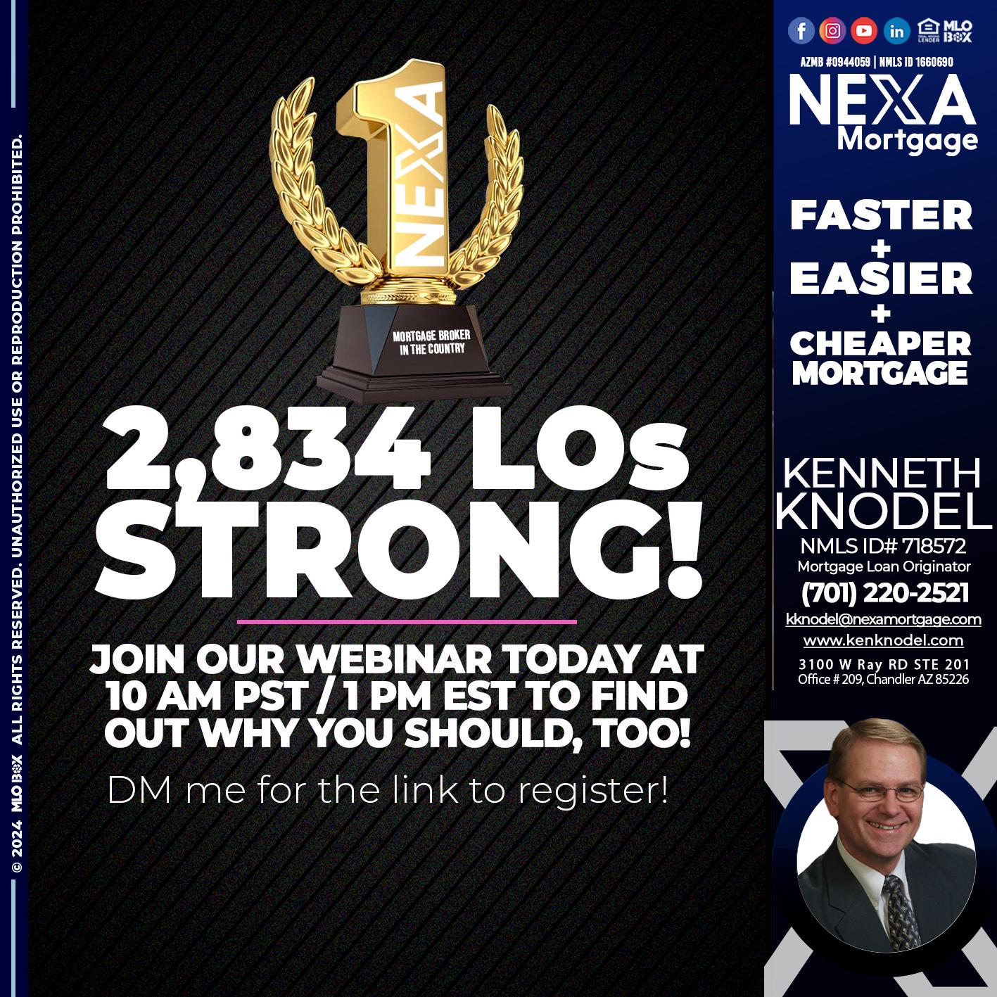 2834 LOs WHY NEXA - Kenneth Knodel -Mortgage Loan Originator