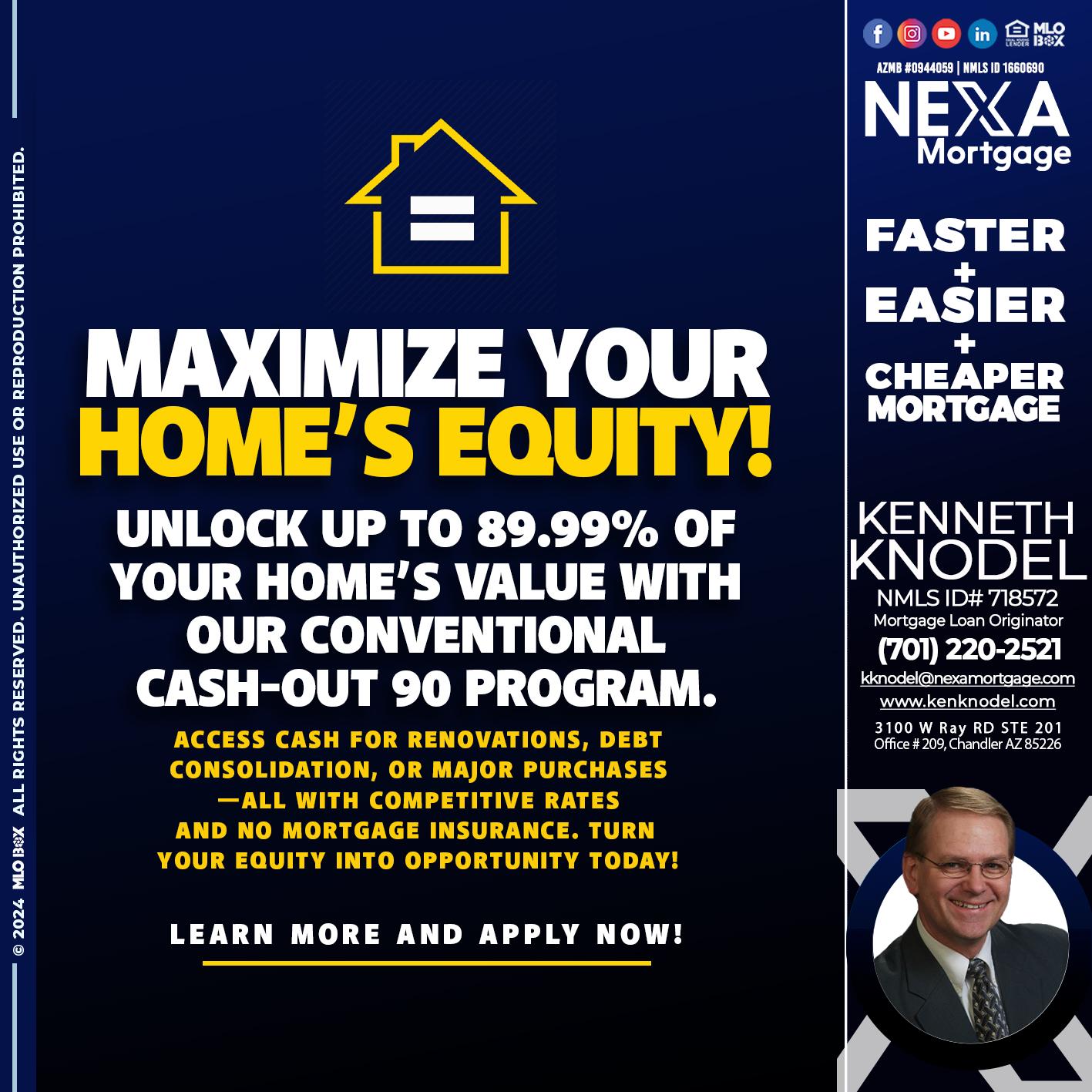 MAXIMIZE YOUR - Kenneth Knodel -Mortgage Loan Originator