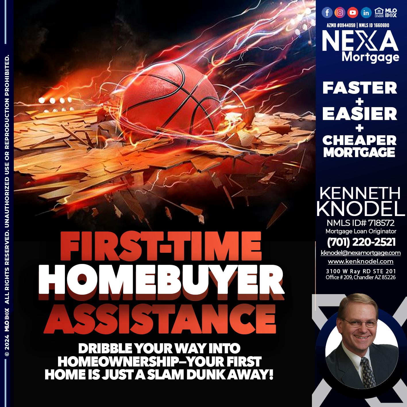 FIRST TIME HOME BUYER DP - Kenneth Knodel -Mortgage Loan Originator