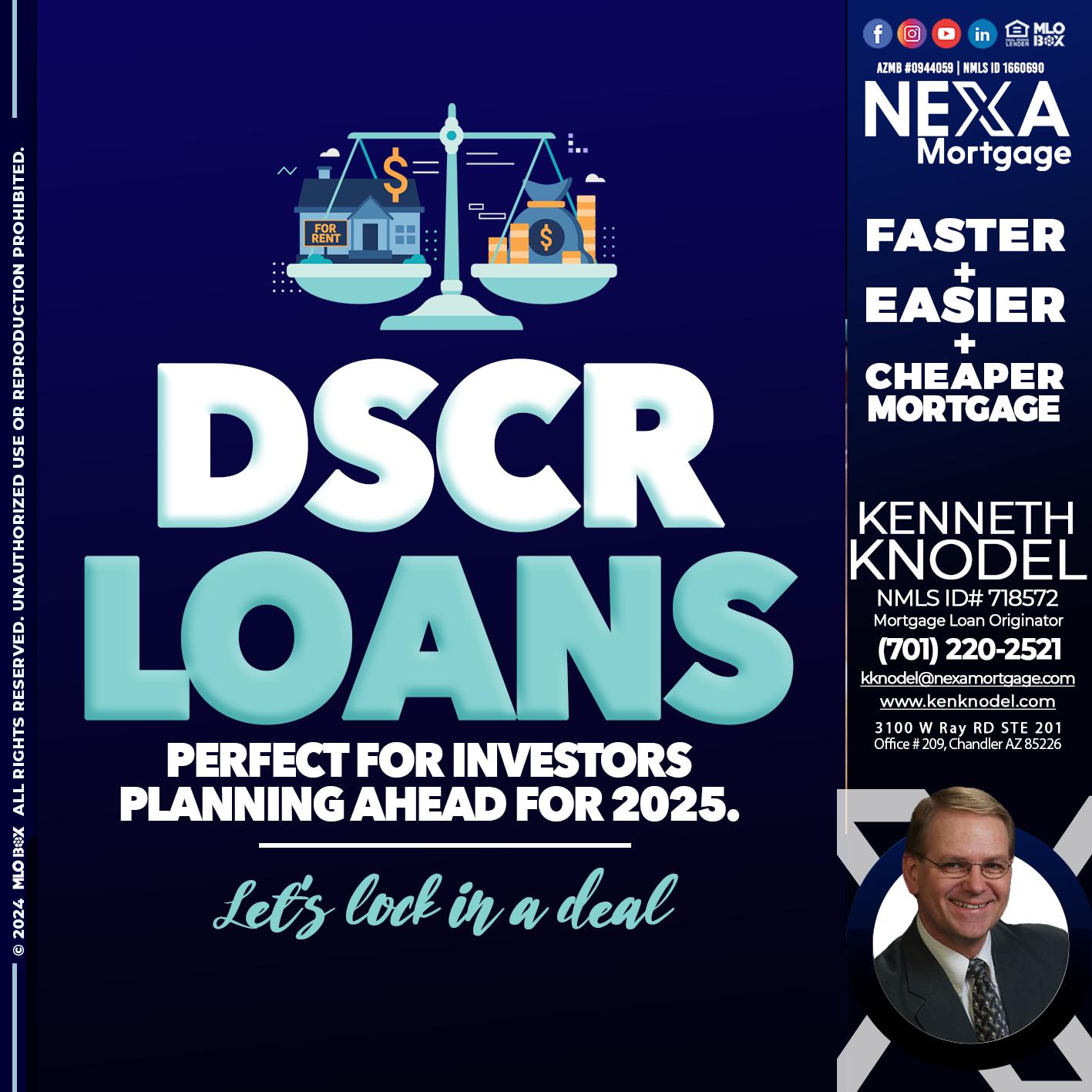 DSCR LOANS - Kenneth Knodel -Mortgage Loan Originator
