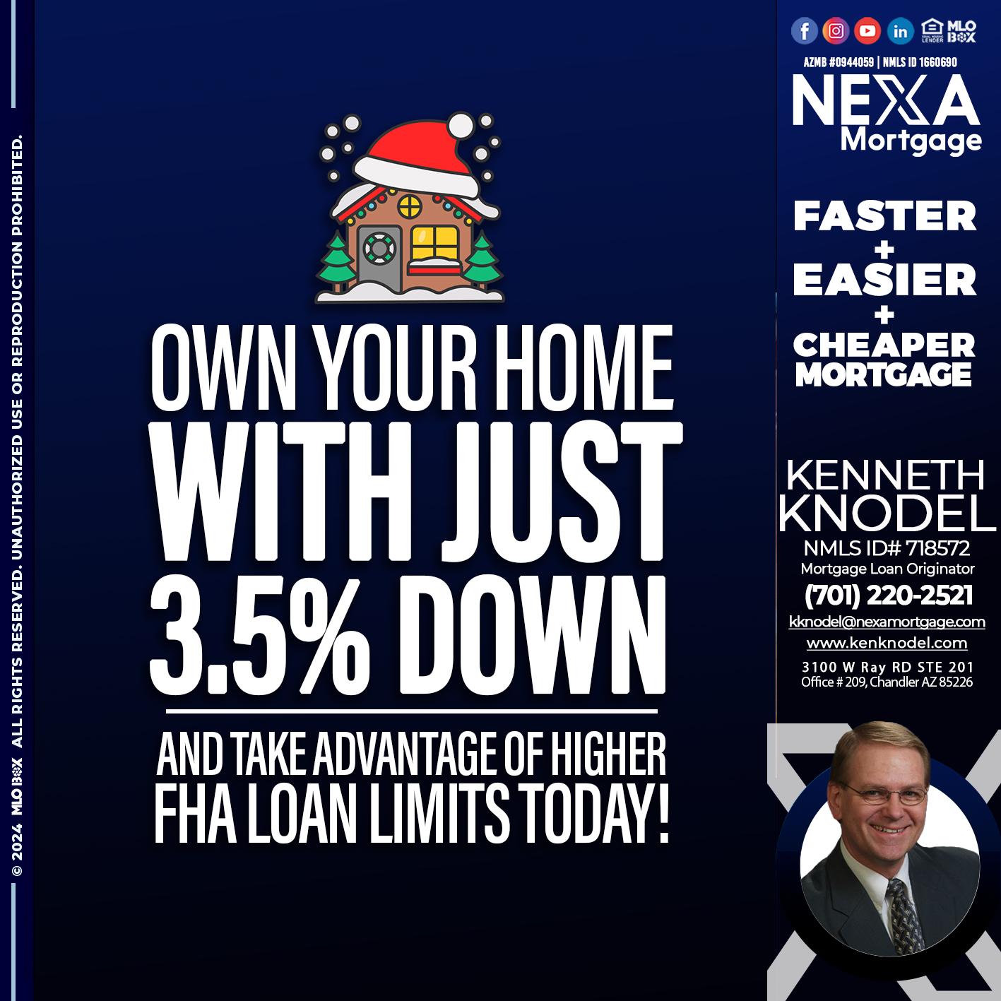 own your home - Kenneth Knodel -Mortgage Loan Originator