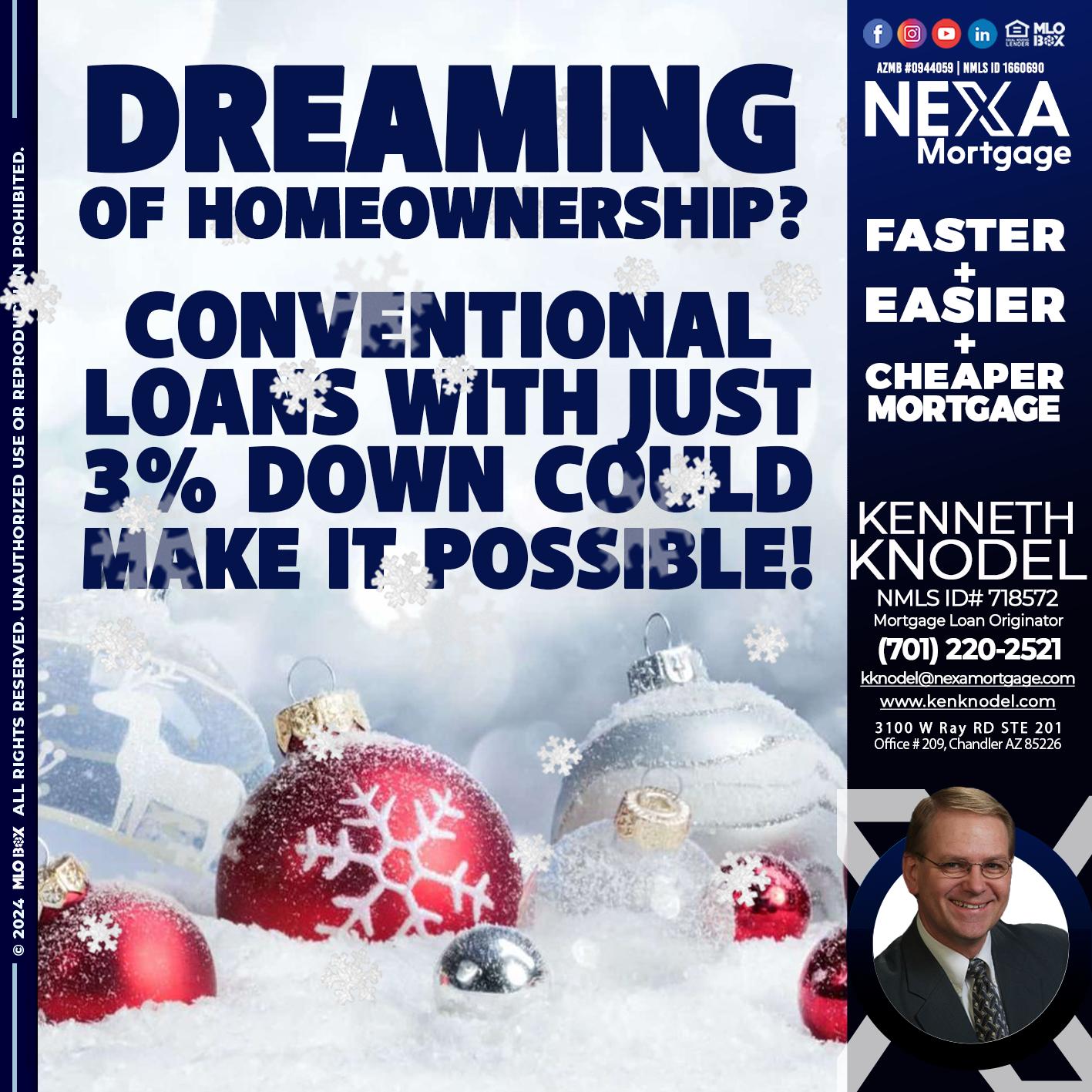 dreaming of homeowrnersip - Kenneth Knodel -Mortgage Loan Originator