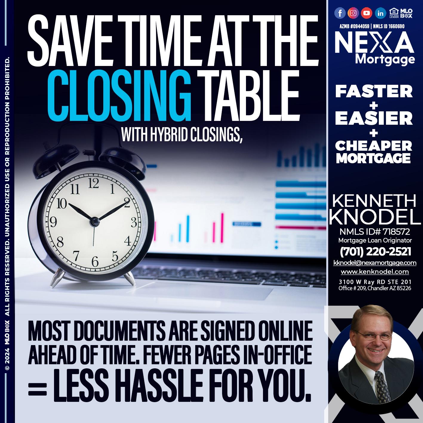 SAVE TIME - Kenneth Knodel -Mortgage Loan Originator