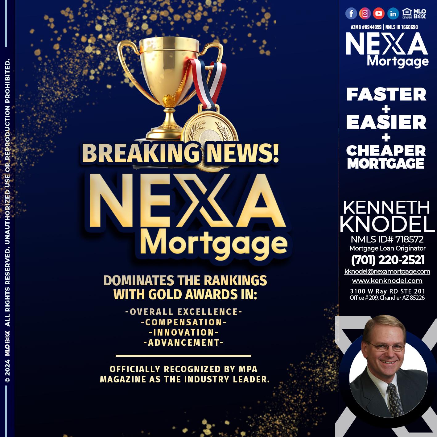 BREAKING NEWS - Kenneth Knodel -Mortgage Loan Originator