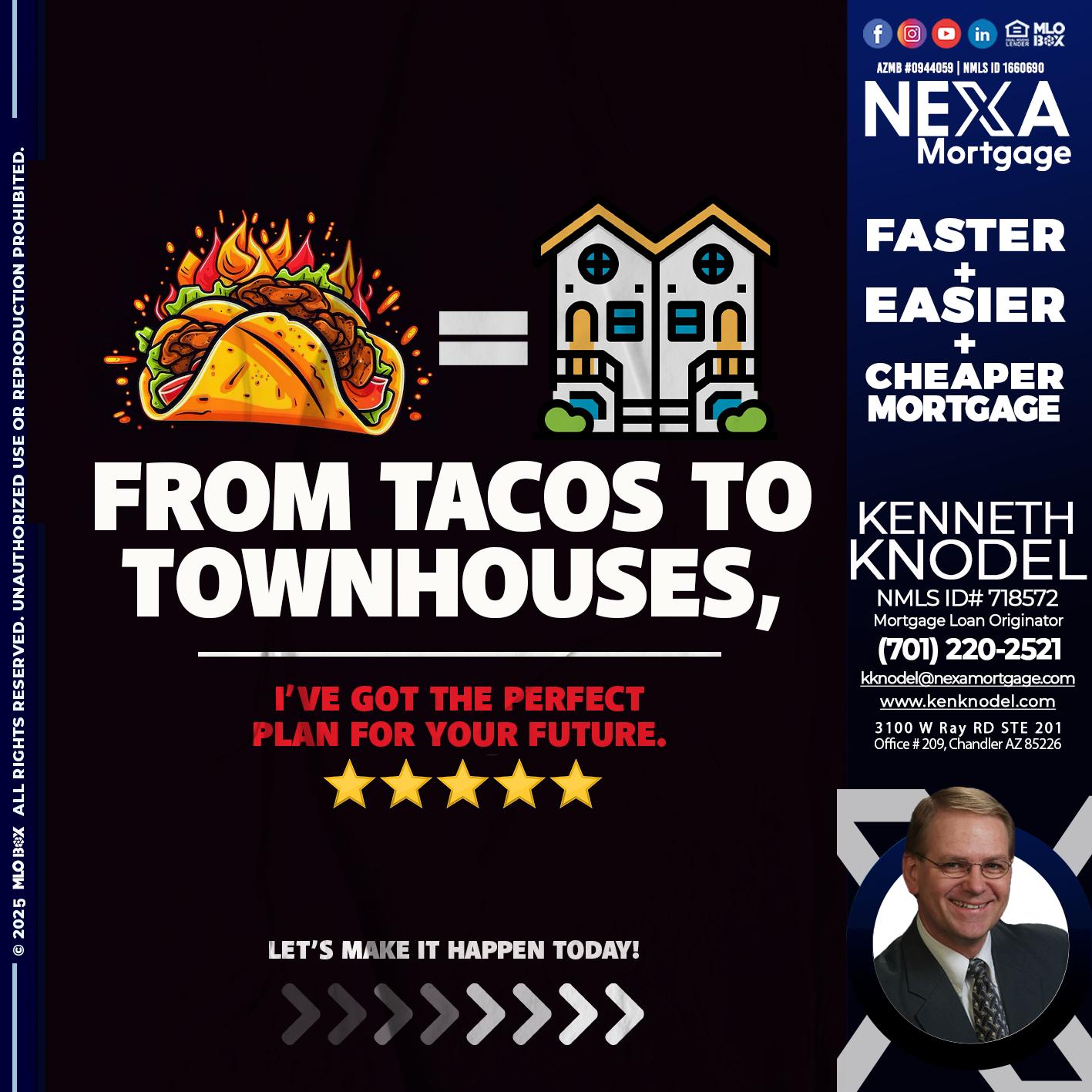 from tacos to - Kenneth Knodel -Mortgage Loan Originator