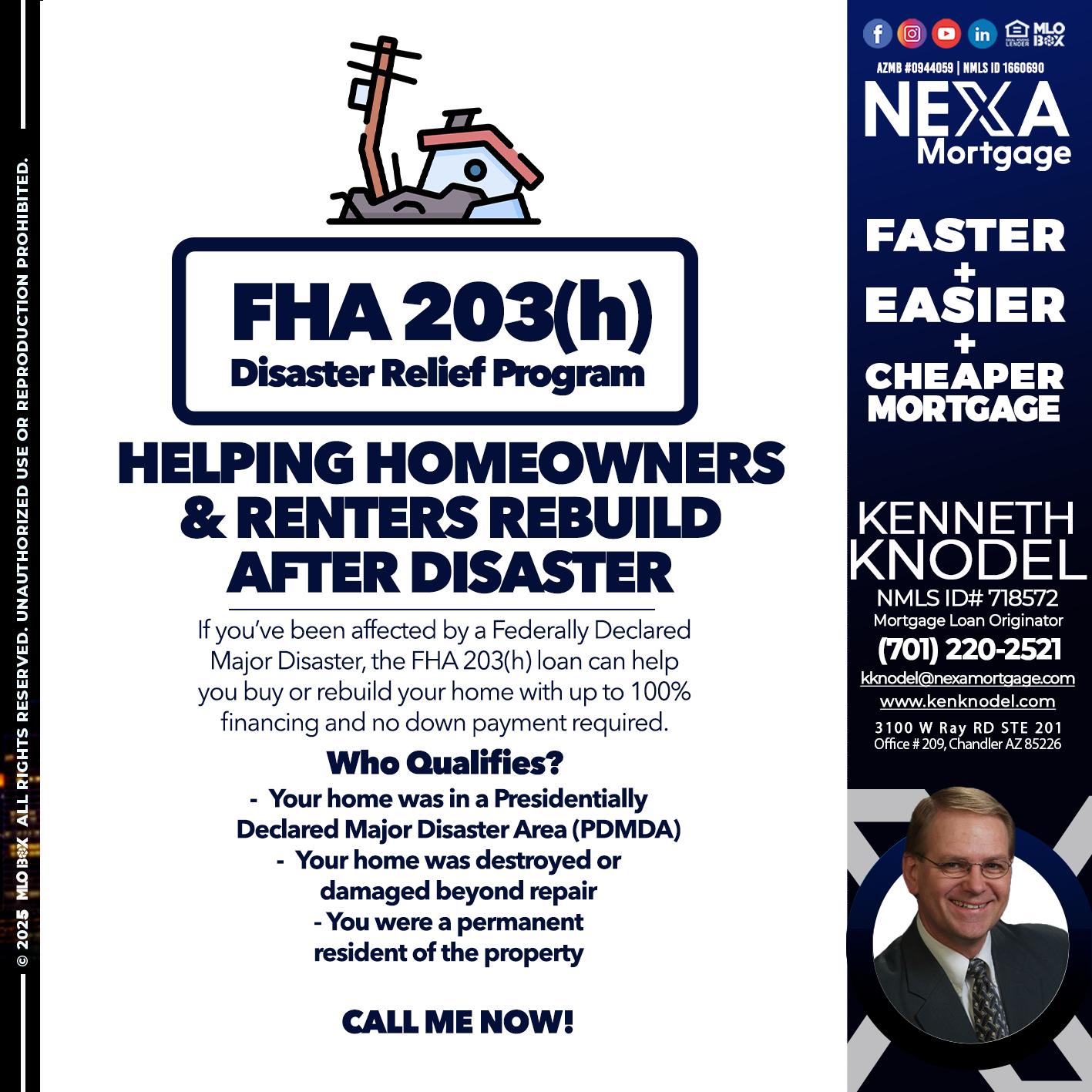 FHA - Kenneth Knodel -Mortgage Loan Originator