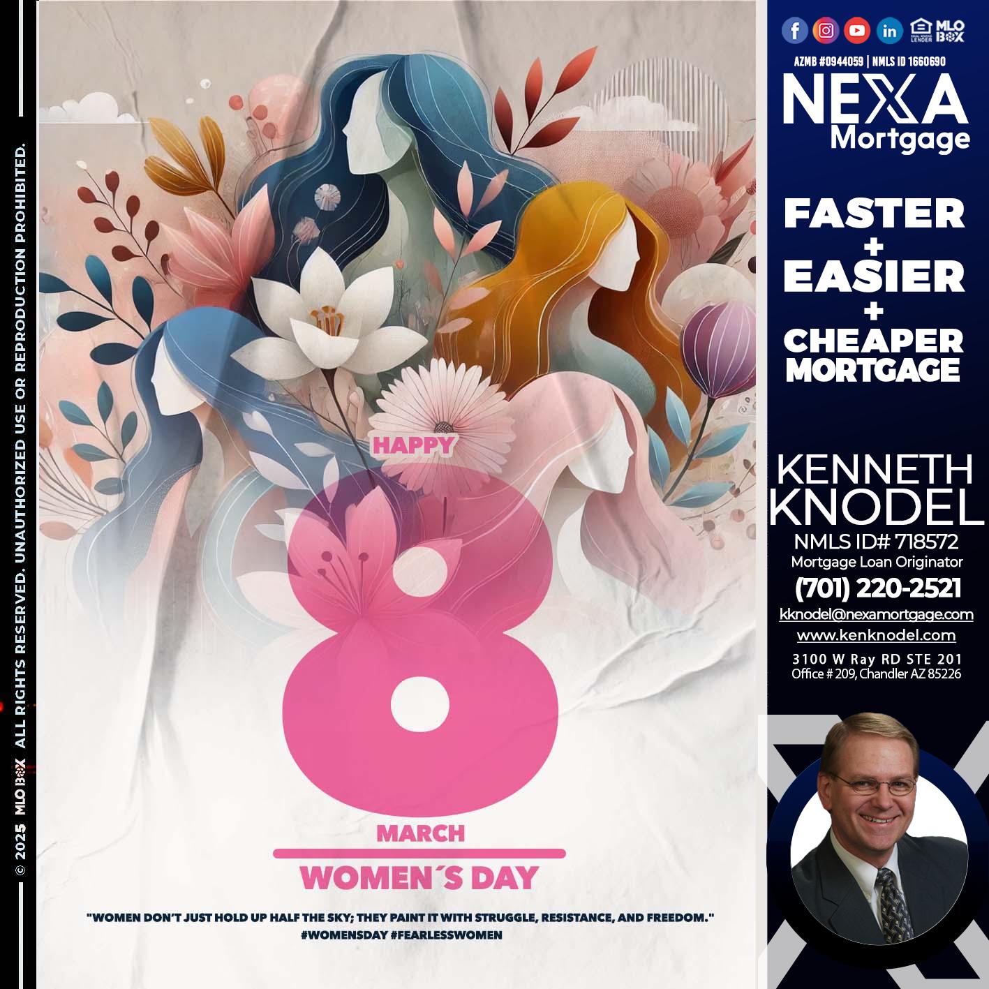 WOMEN´S DAY - Kenneth Knodel -Mortgage Loan Originator