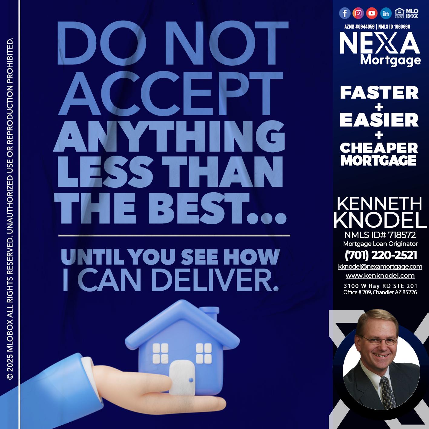 DO NOT ACCEPT - Kenneth Knodel -Mortgage Loan Originator