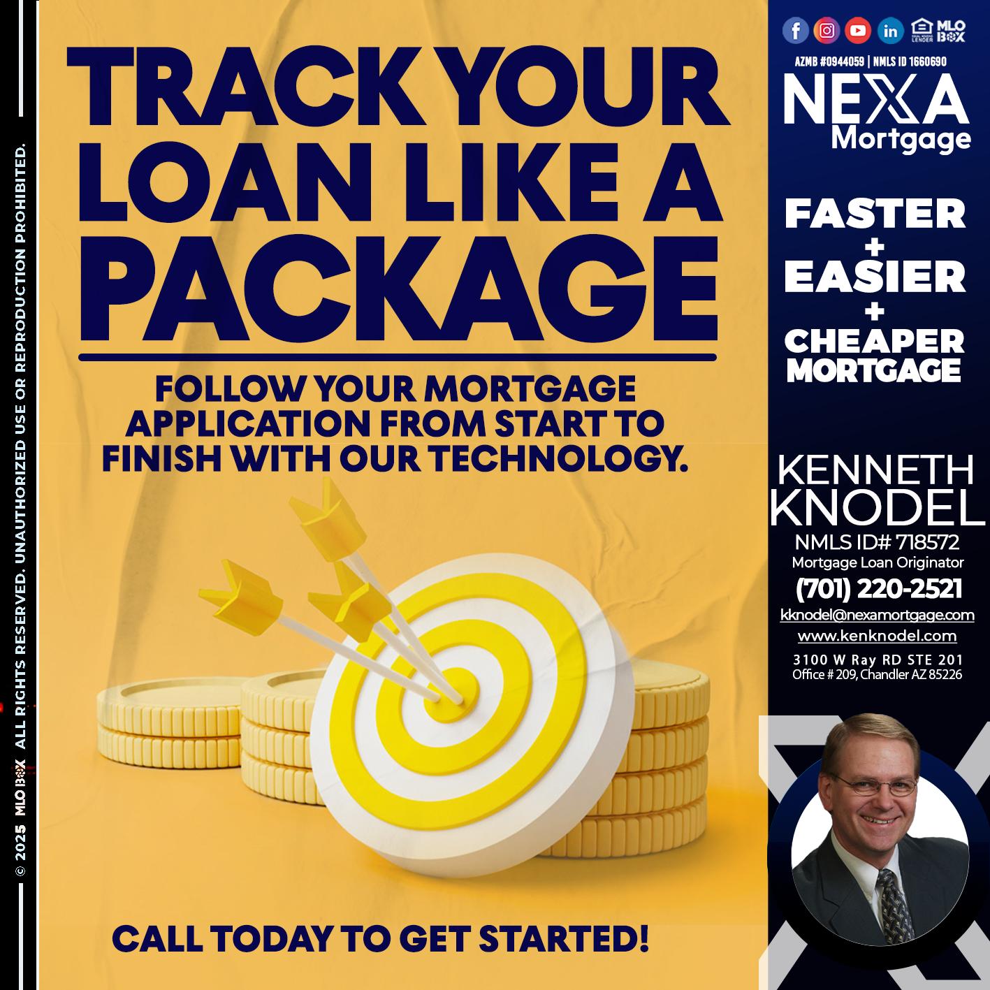 TRACK YOU LOAN - Kenneth Knodel -Mortgage Loan Originator