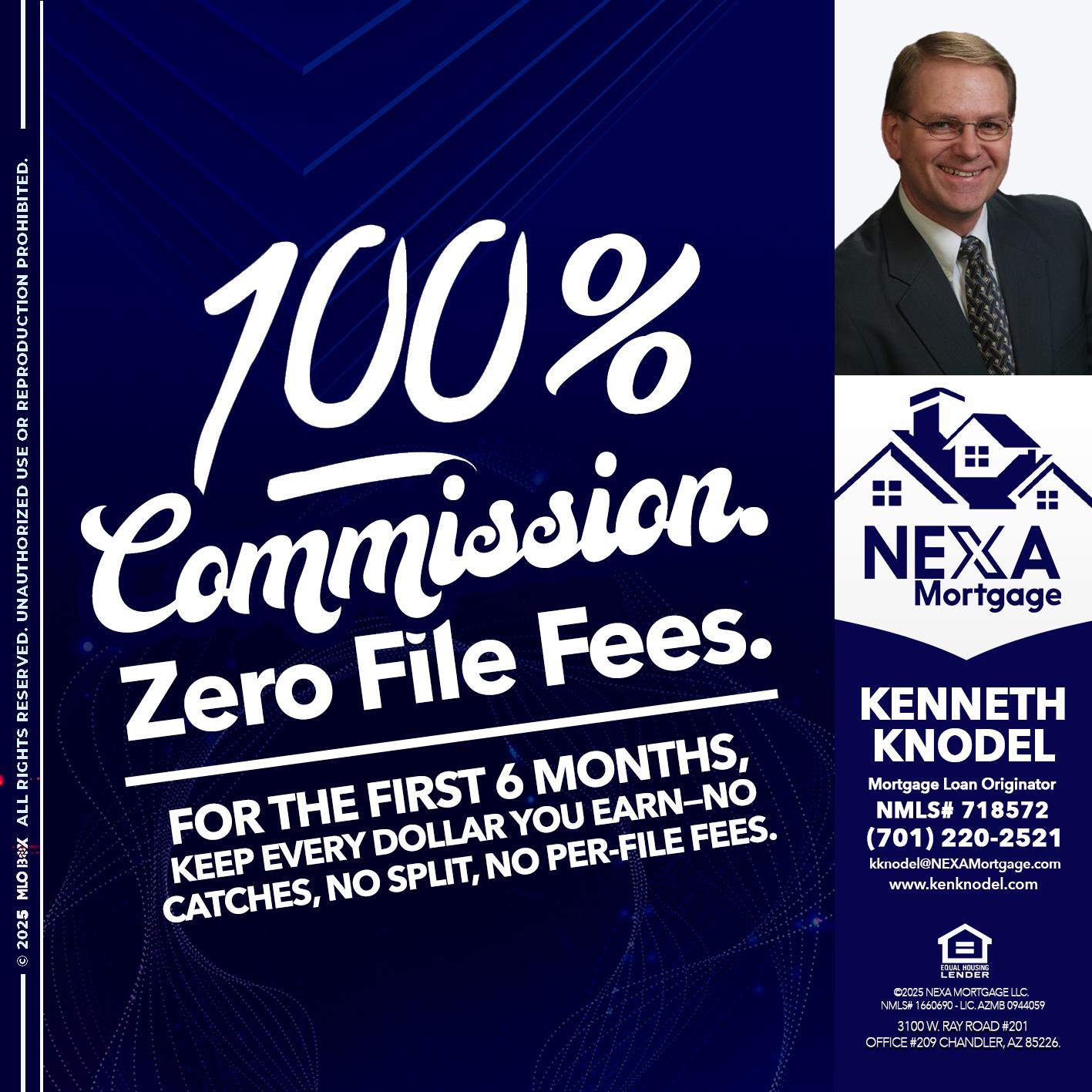 100% commission - Kenneth Knodel -Mortgage Loan Originator