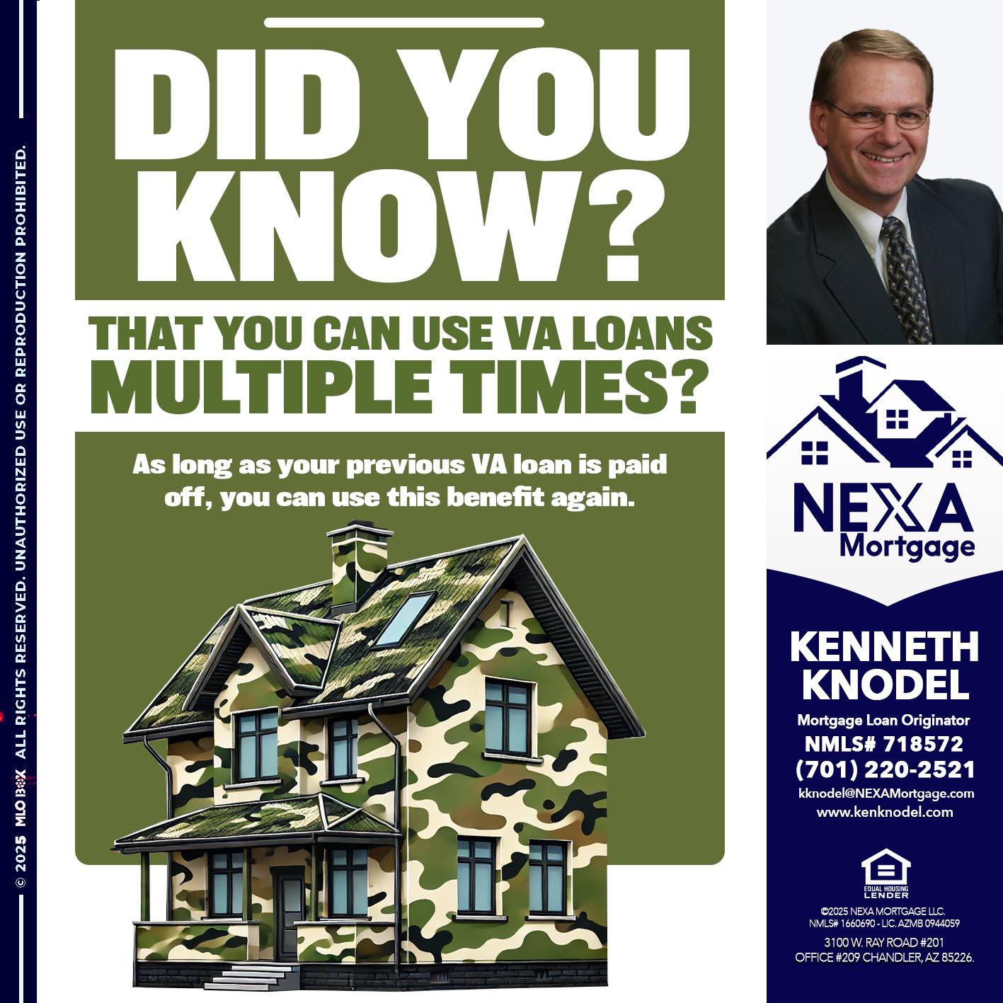 did you know - Kenneth Knodel -Mortgage Loan Originator