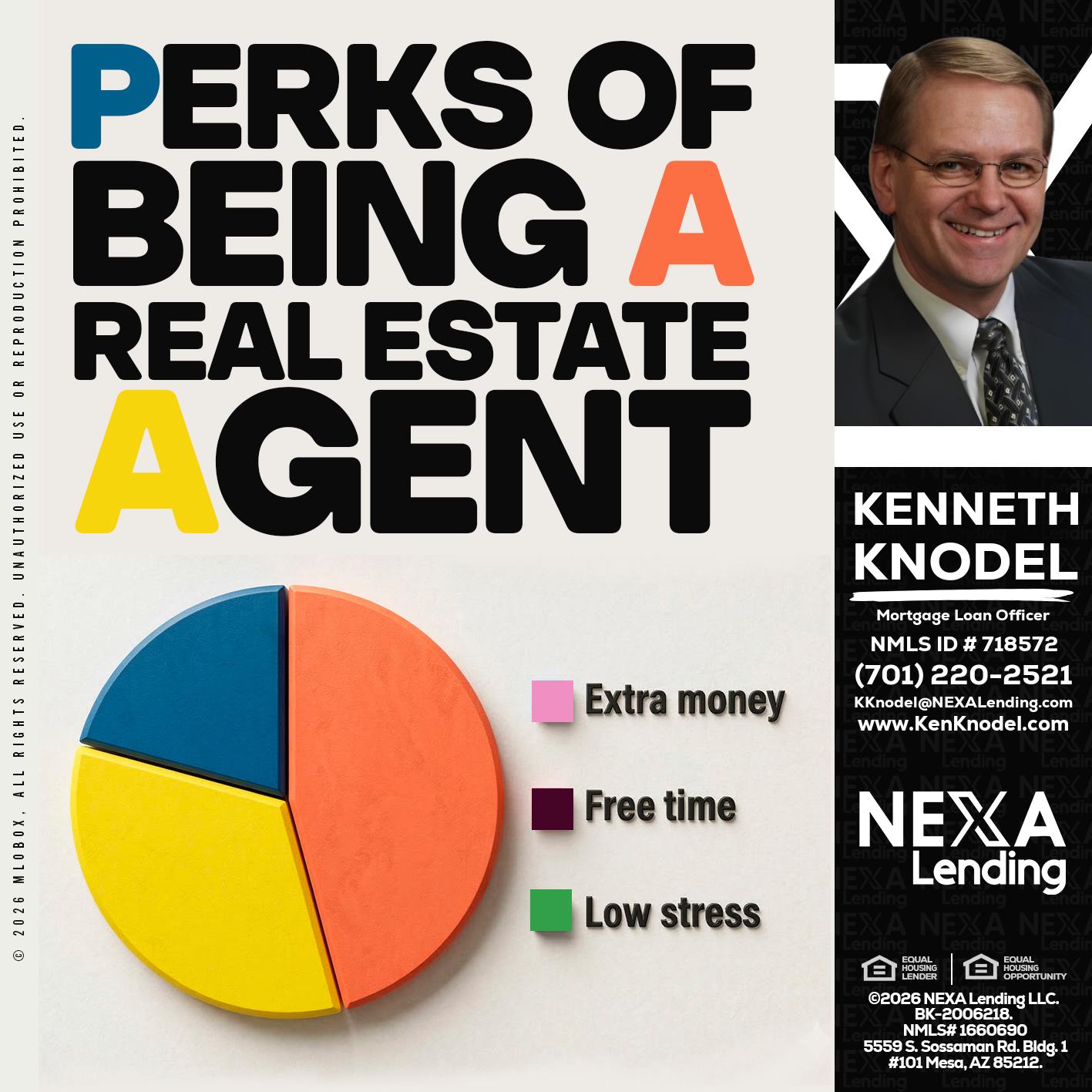PERKS OF BEING - Kenneth Knodel -Mortgage Loan Officer
