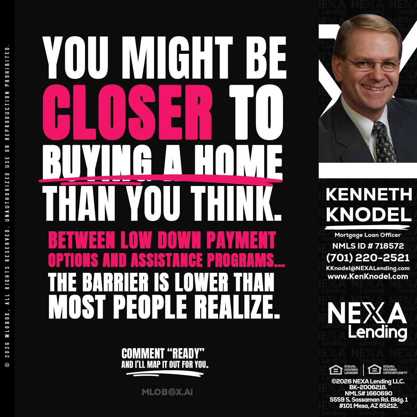 YOU MIGHT BE - Kenneth Knodel -Mortgage Loan Officer