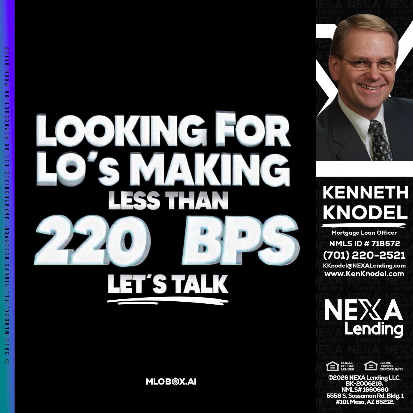 LOOKING FOR - Kenneth Knodel -Mortgage Loan Officer