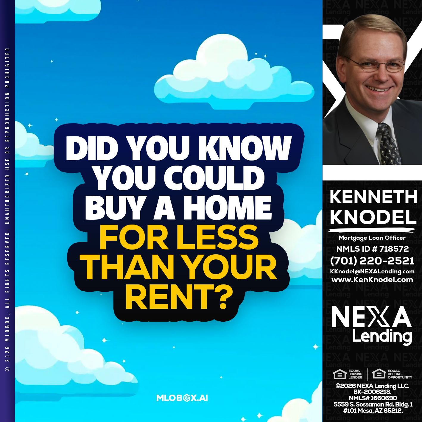 DID YOU KNOW - Kenneth Knodel -Mortgage Loan Officer