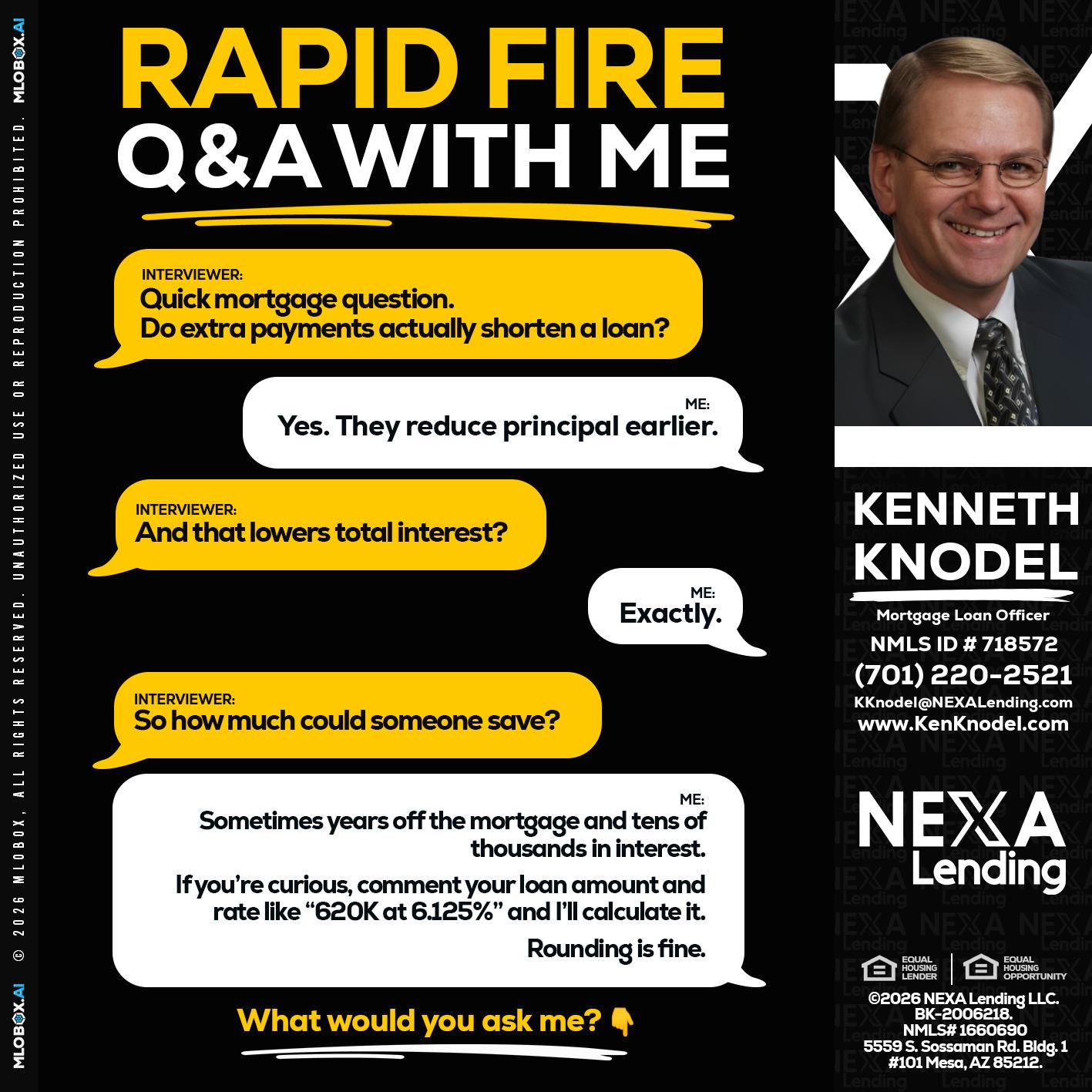 RAPID FIRE QA - Kenneth Knodel -Mortgage Loan Officer