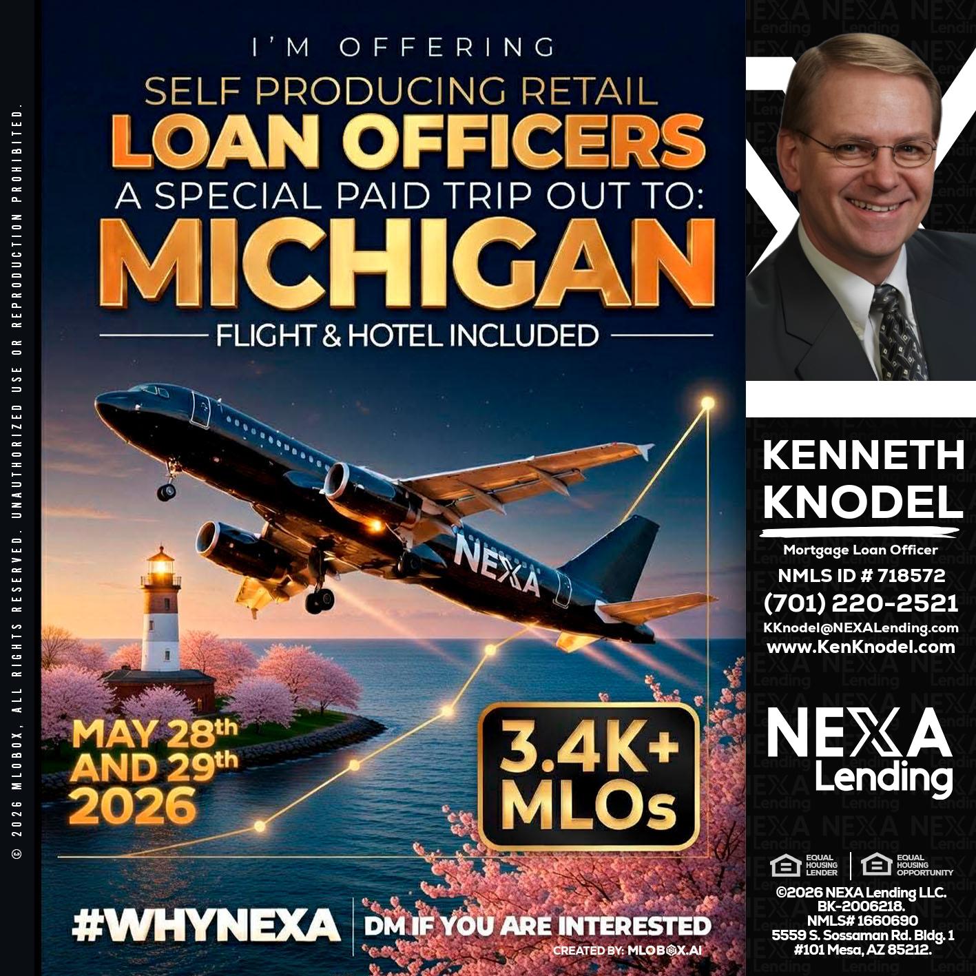 MICHIGAN TRIP - Kenneth Knodel -Mortgage Loan Officer