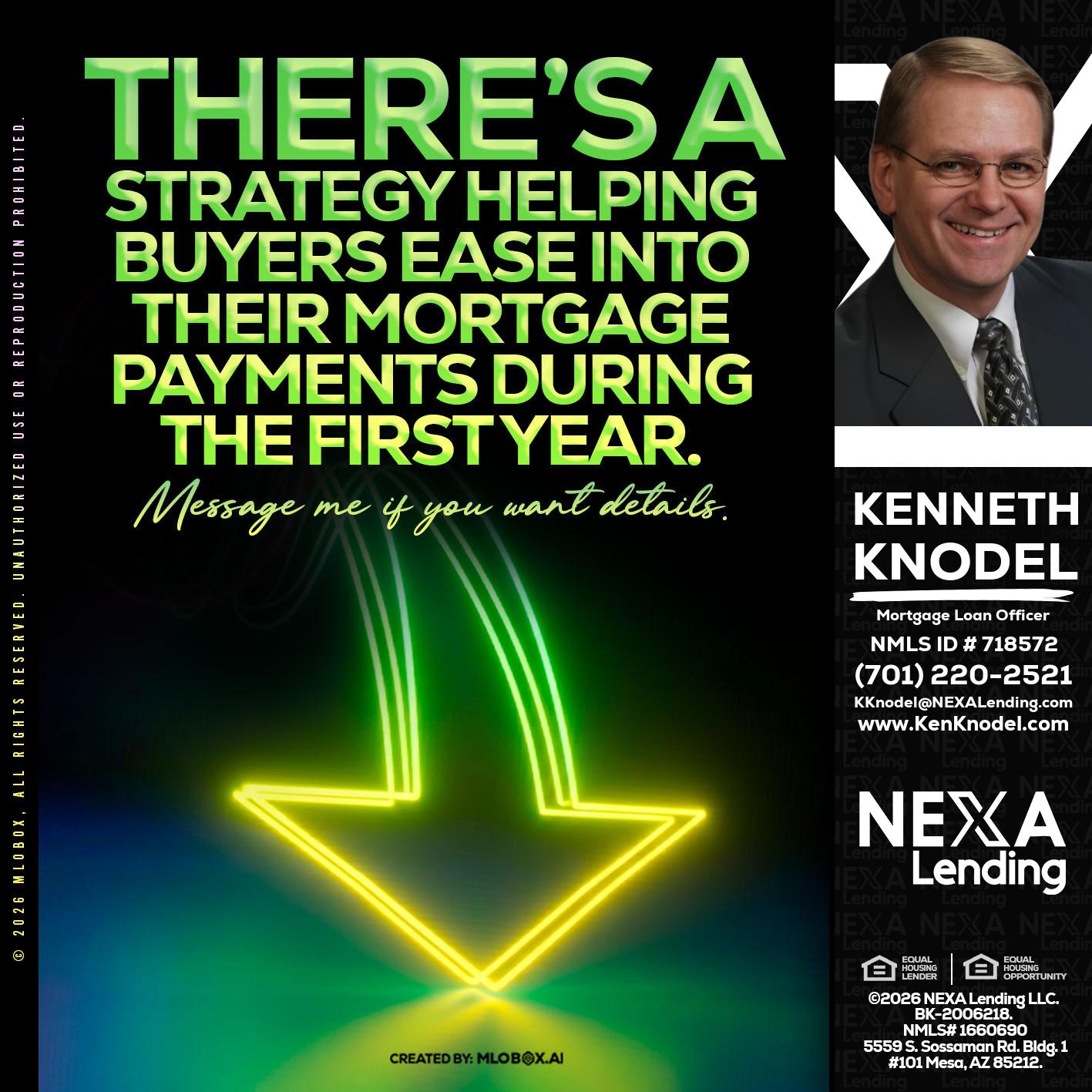 THERES A STATEGY - Kenneth Knodel -Mortgage Loan Officer