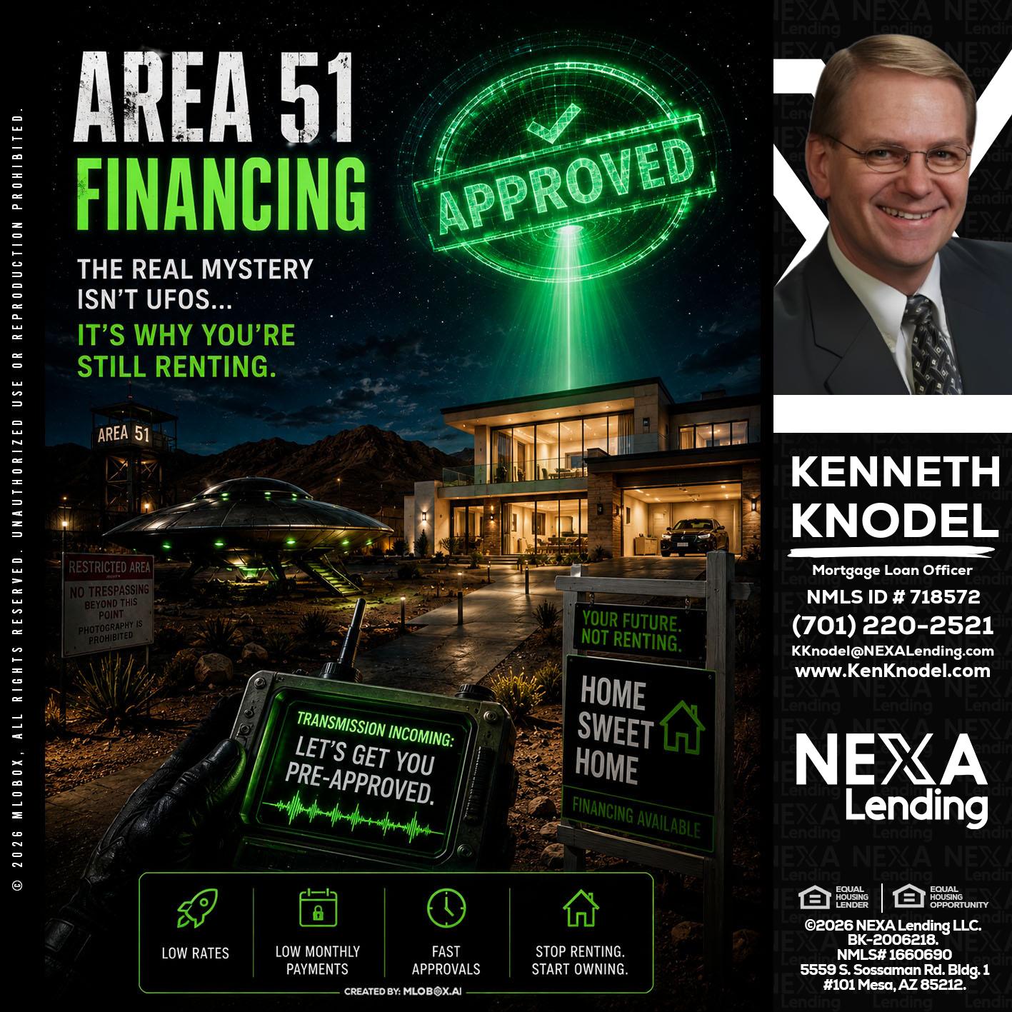 AREA 51 - Kenneth Knodel -Mortgage Loan Officer