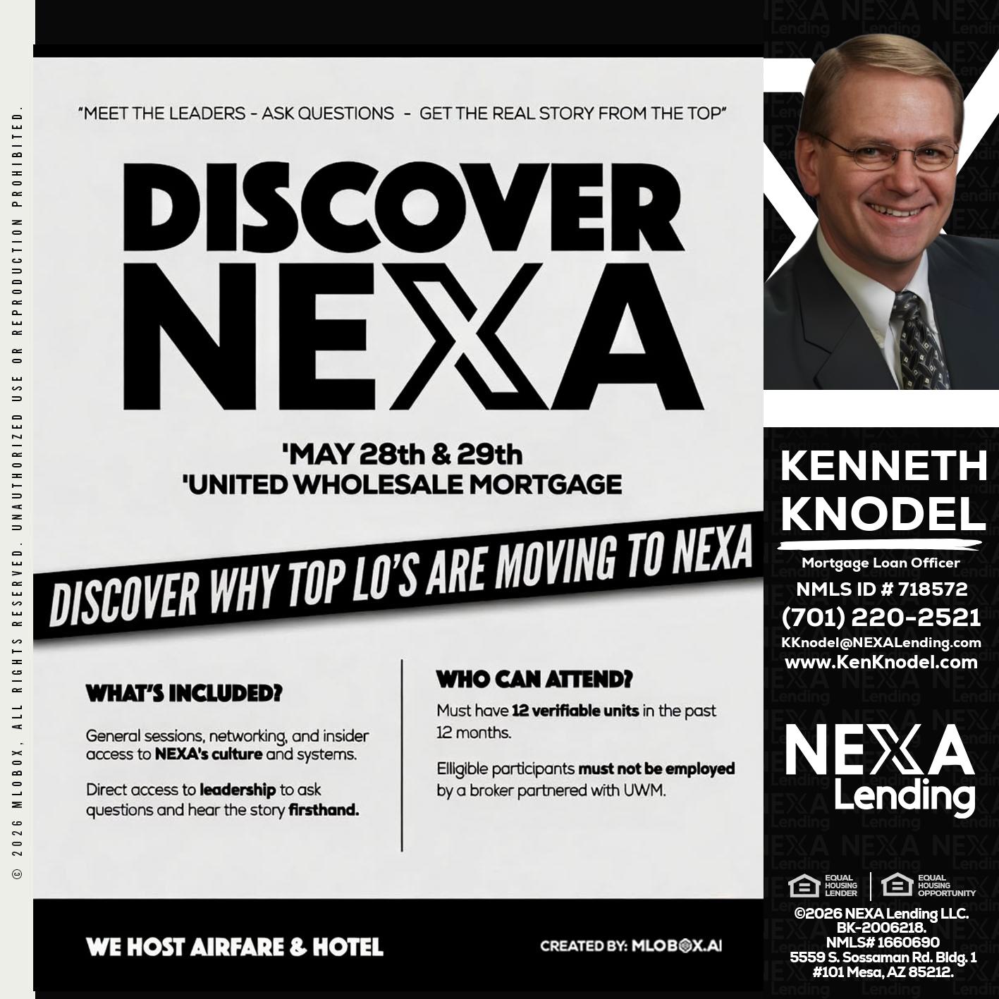 DISCOVER NEXA - Kenneth Knodel -Mortgage Loan Officer
