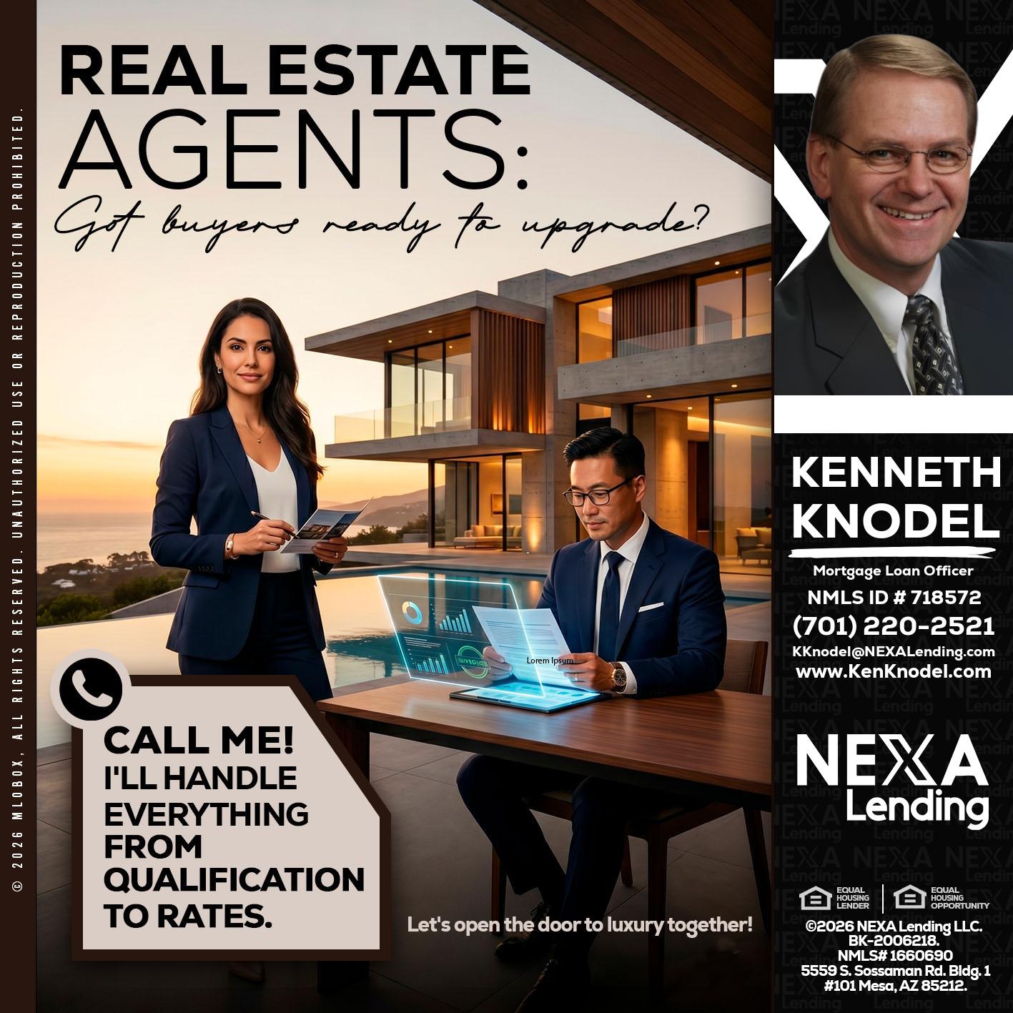 REAL ESTATE AGENTS - Kenneth Knodel -Mortgage Loan Officer