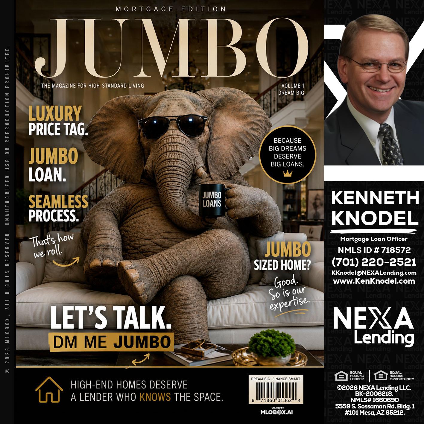 JUMBO LOANS - Kenneth Knodel -Mortgage Loan Officer