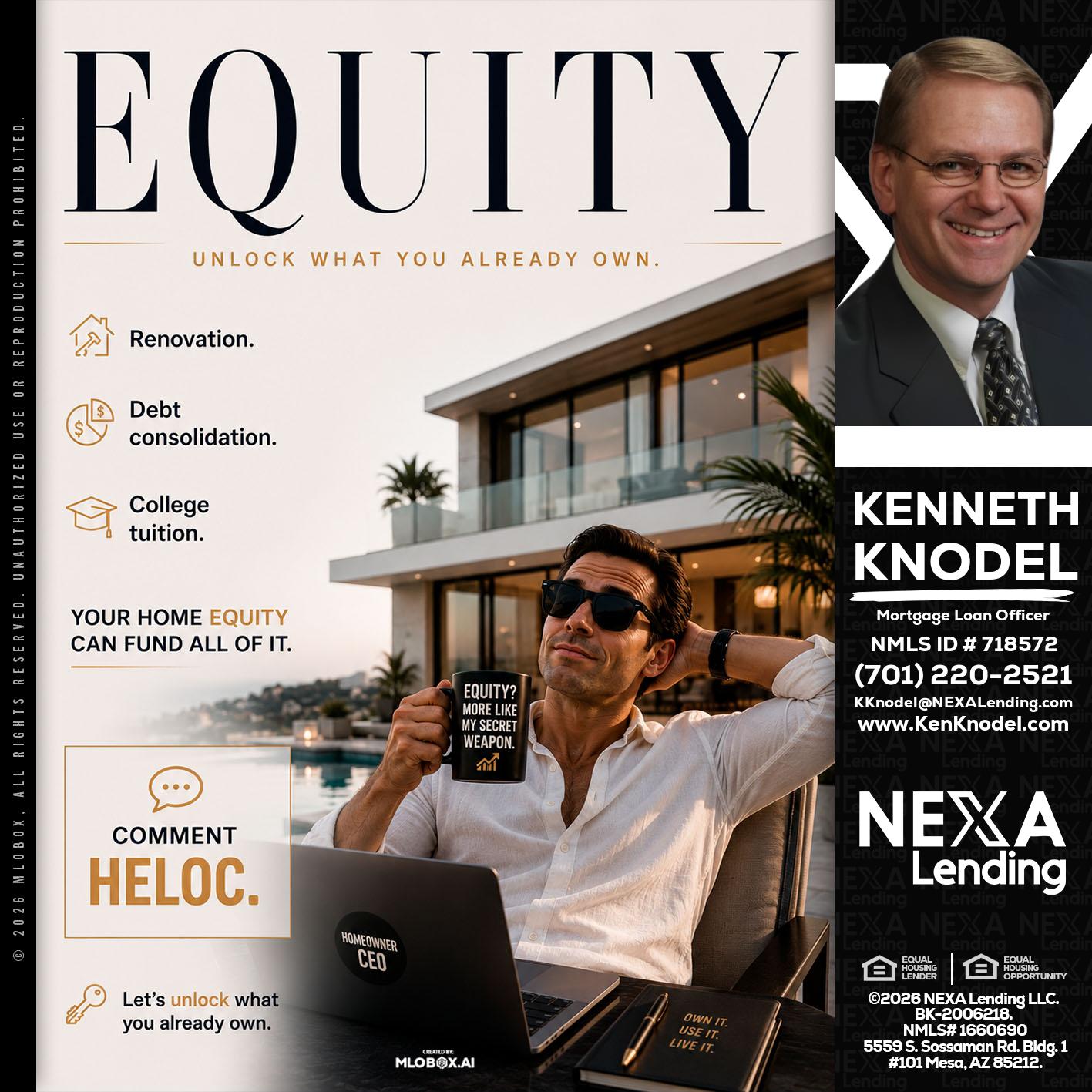 EQUITY - Kenneth Knodel -Mortgage Loan Officer