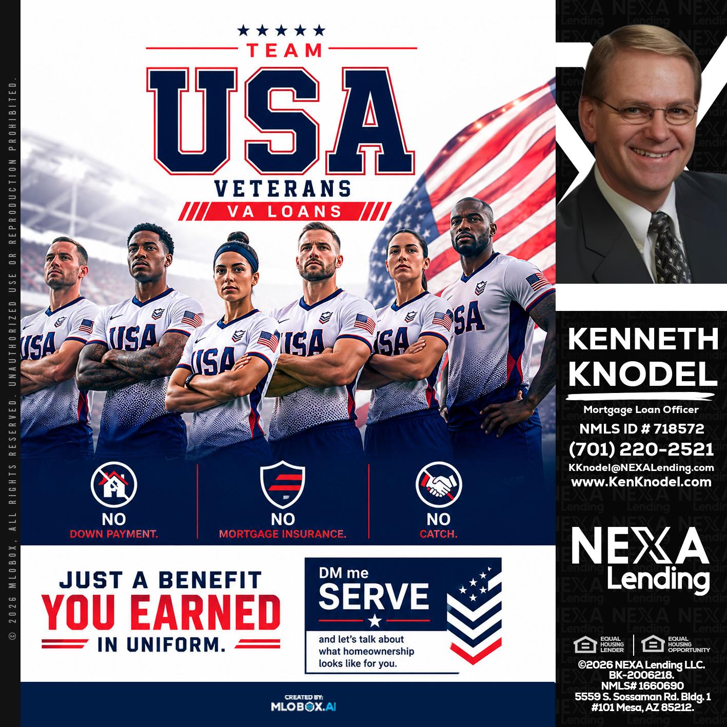 USA TEAM - Kenneth Knodel -Mortgage Loan Officer