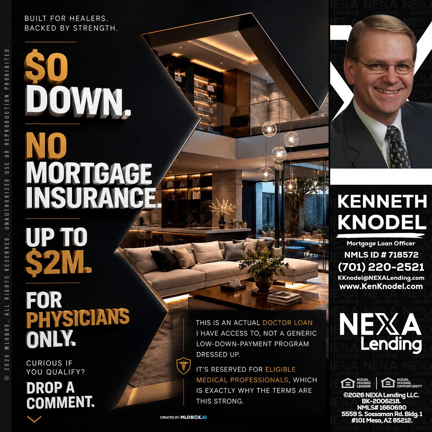 $0 DOWN - Kenneth Knodel -Mortgage Loan Officer