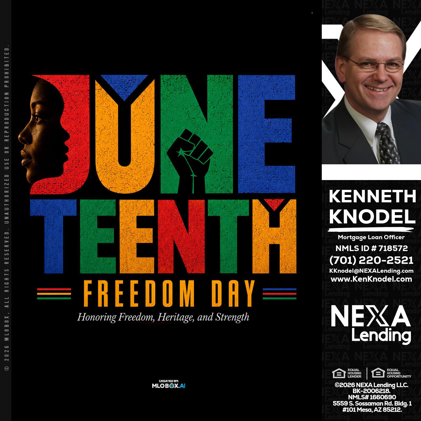 Juneteenth - Kenneth Knodel -Mortgage Loan Officer