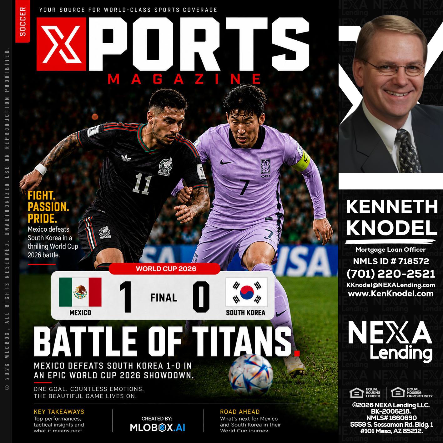 XPORTS MAGAZINE - Kenneth Knodel -Mortgage Loan Officer