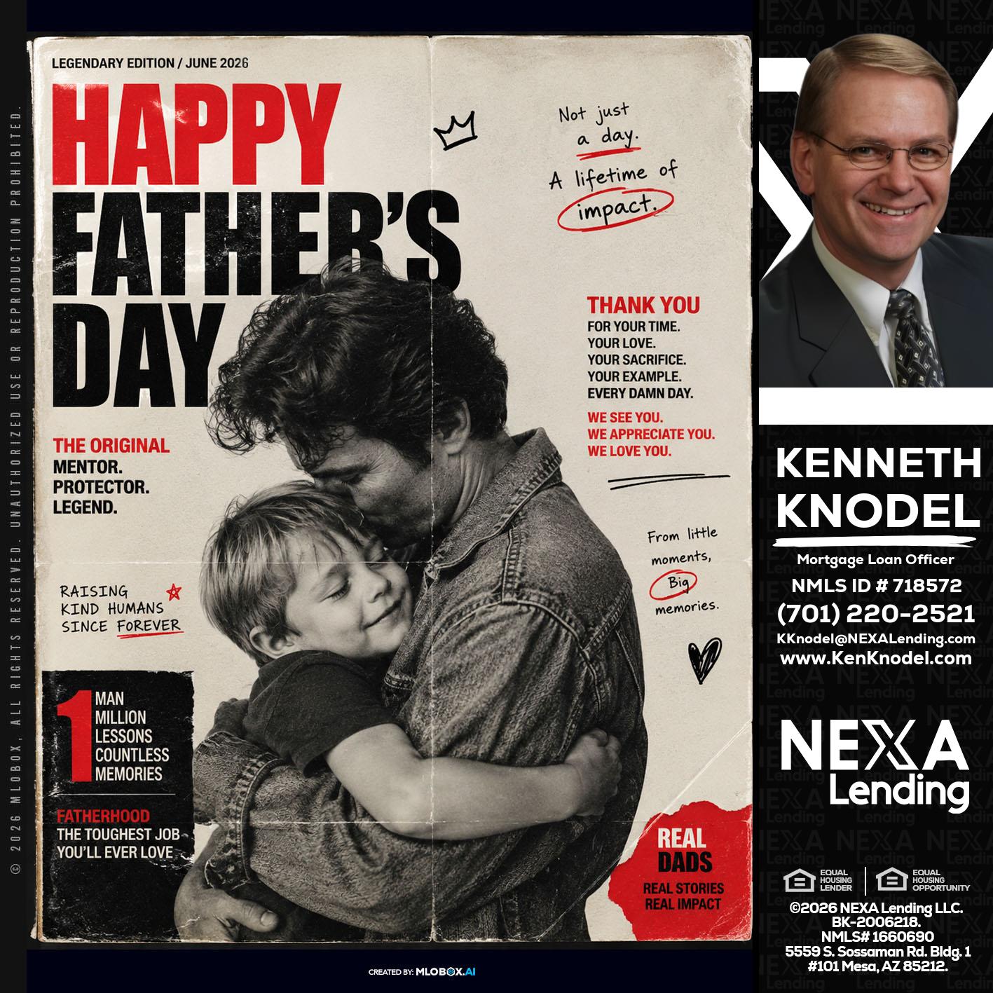 HAPPY FATHERS DAY - Kenneth Knodel -Mortgage Loan Officer