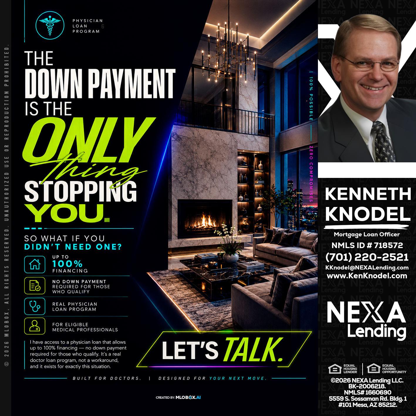 THE DOWN PAYMENT - Kenneth Knodel -Mortgage Loan Officer