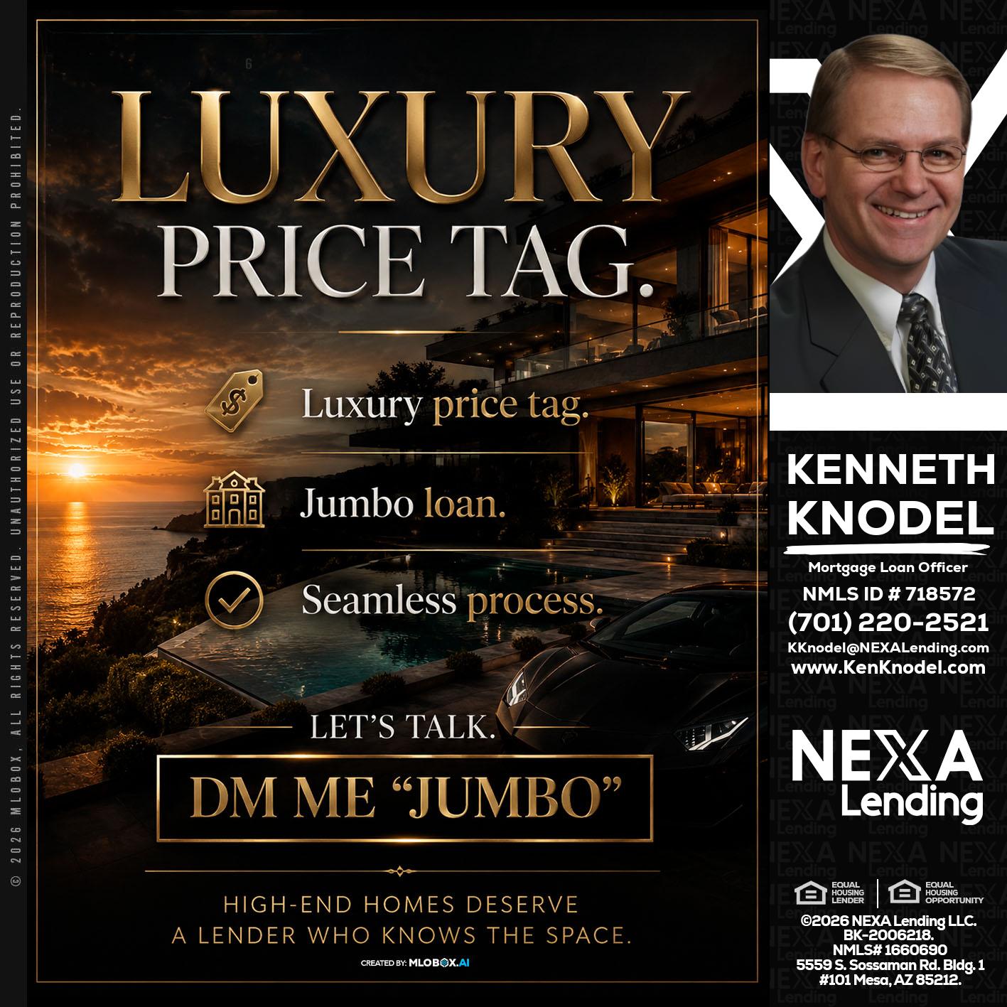 LUXURY PRICE - Kenneth Knodel -Mortgage Loan Officer