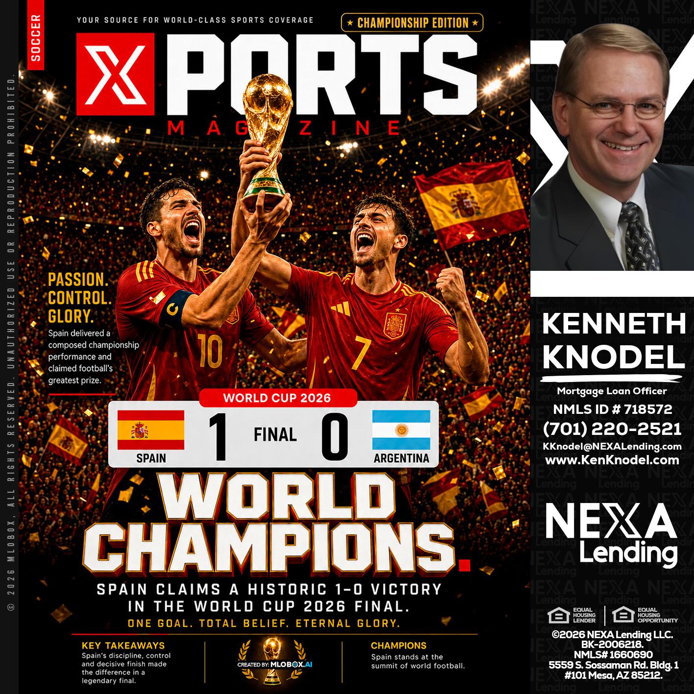 SPAIN CHAMPION - Kenneth Knodel -Mortgage Loan Officer